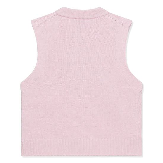 GANNI Graphic Wool Mix Vest (Fragrant Lilac)