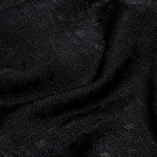 GANNI Jacquard Jersey Long Dress (Black)