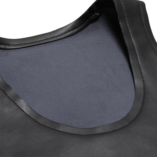 Comme Des Garcons Faux Leather Tank Top (Black)