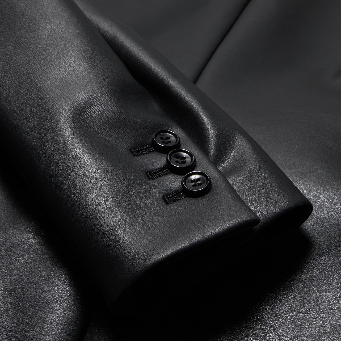 Comme Des Garcons Bow Faux Leather Jacket (Black)
