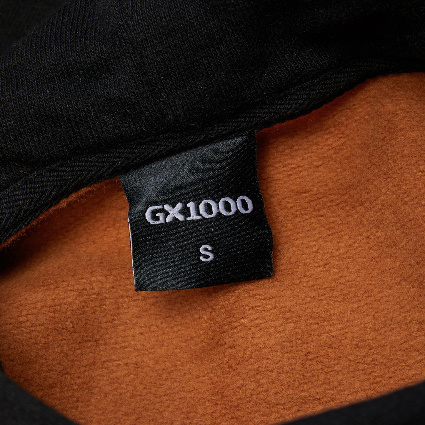 GX1000 Mini Logo Hoodie (Black/Rust)