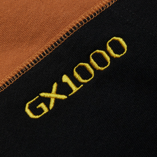 GX1000 Mini Logo Hoodie (Black/Rust)