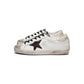 Golden Goose Womens Super Star (White/Taupe/Coffee Brown/Ivory)