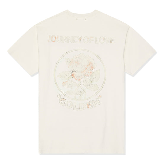 Golden Goose Journey T-Shirt  (Heritage White/Multicolor)