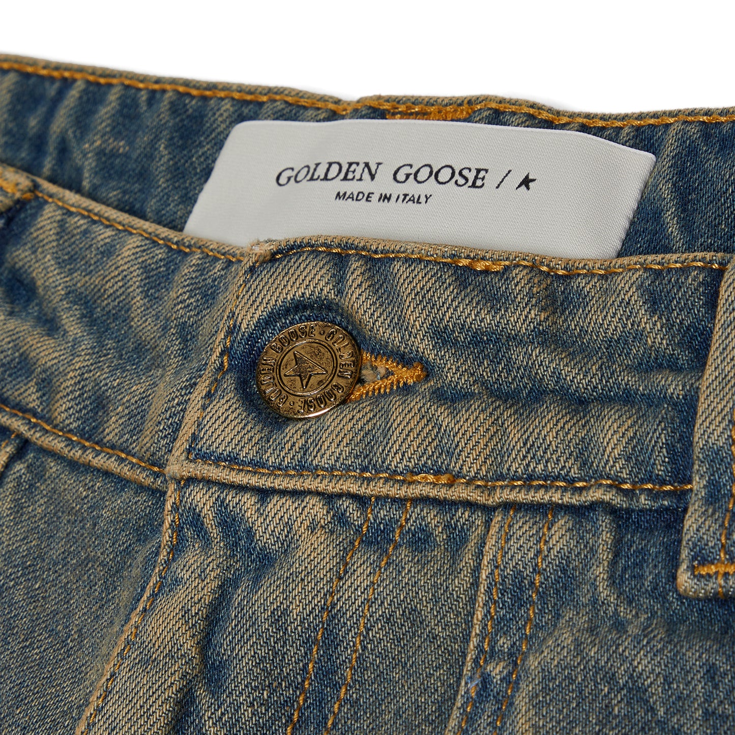 Golden Goose Womens Journey Pant Cargo Pocket (Blue)
