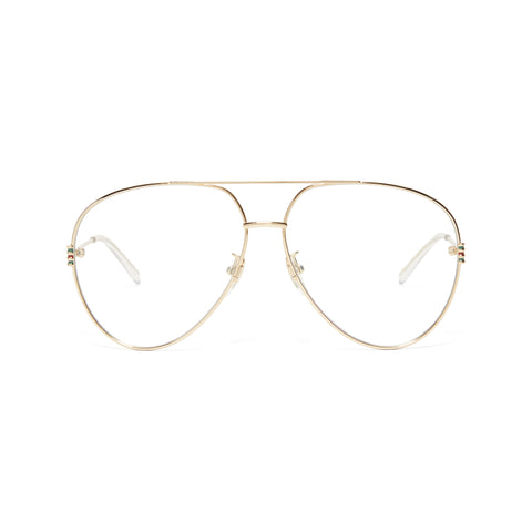 Gucci Sunglasses (Gold/Transparent)