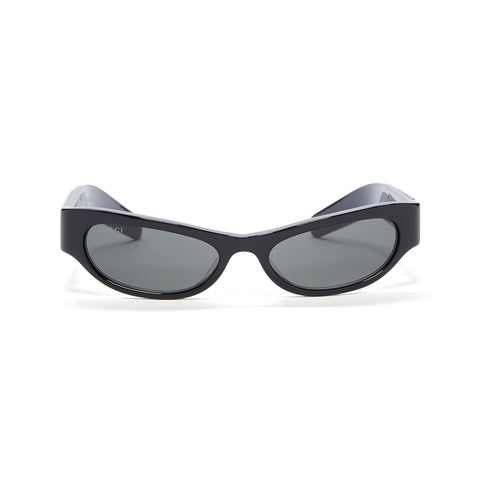 Gucci Cat Eye Sunglasses (Black/Grey)