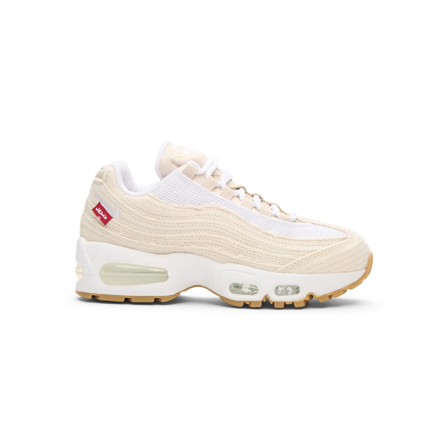 Nike Air Max 95 OG (Lt orewood brn/White-Gym red)