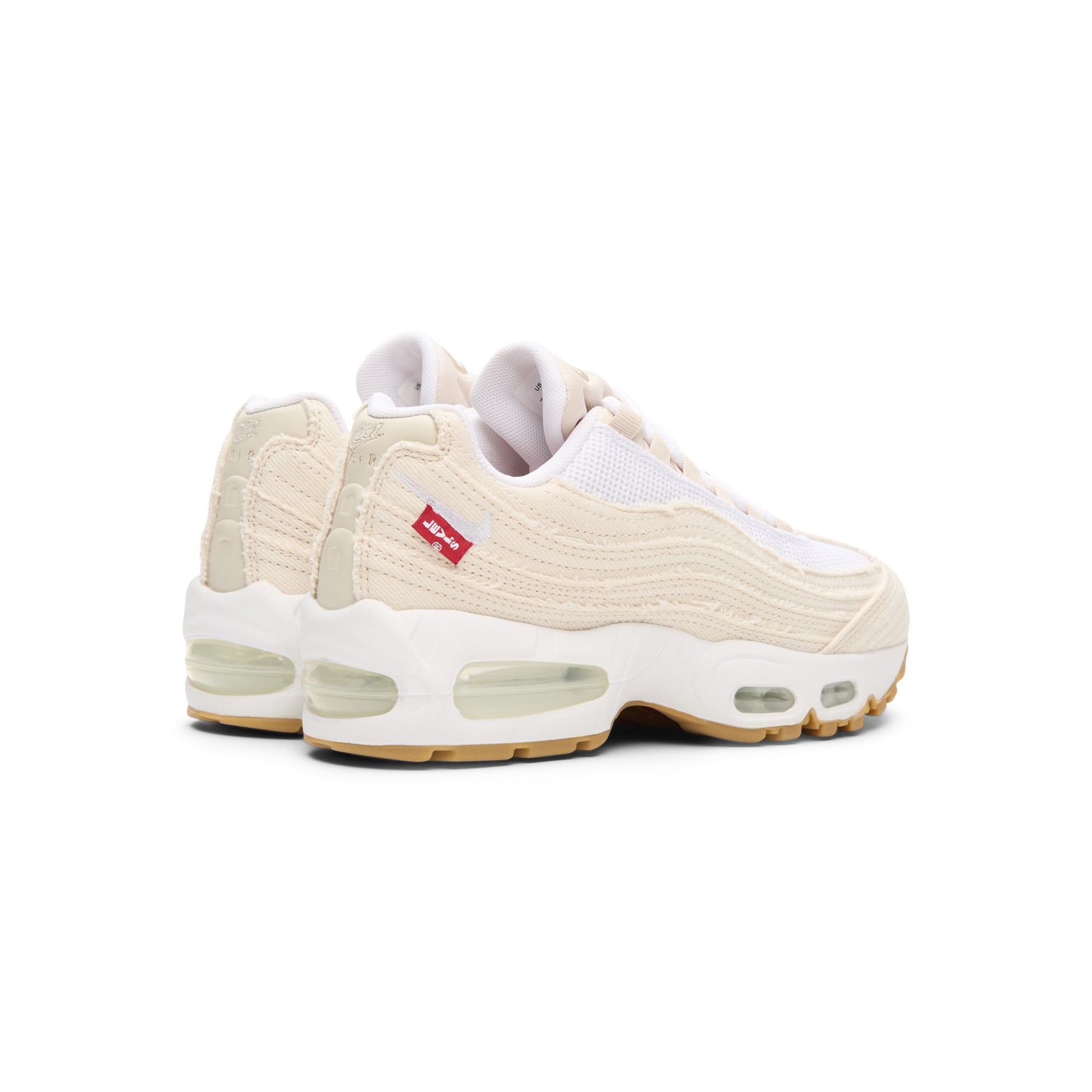 Nike Air Max 95 OG (Lt orewood brn/White-Gym red)