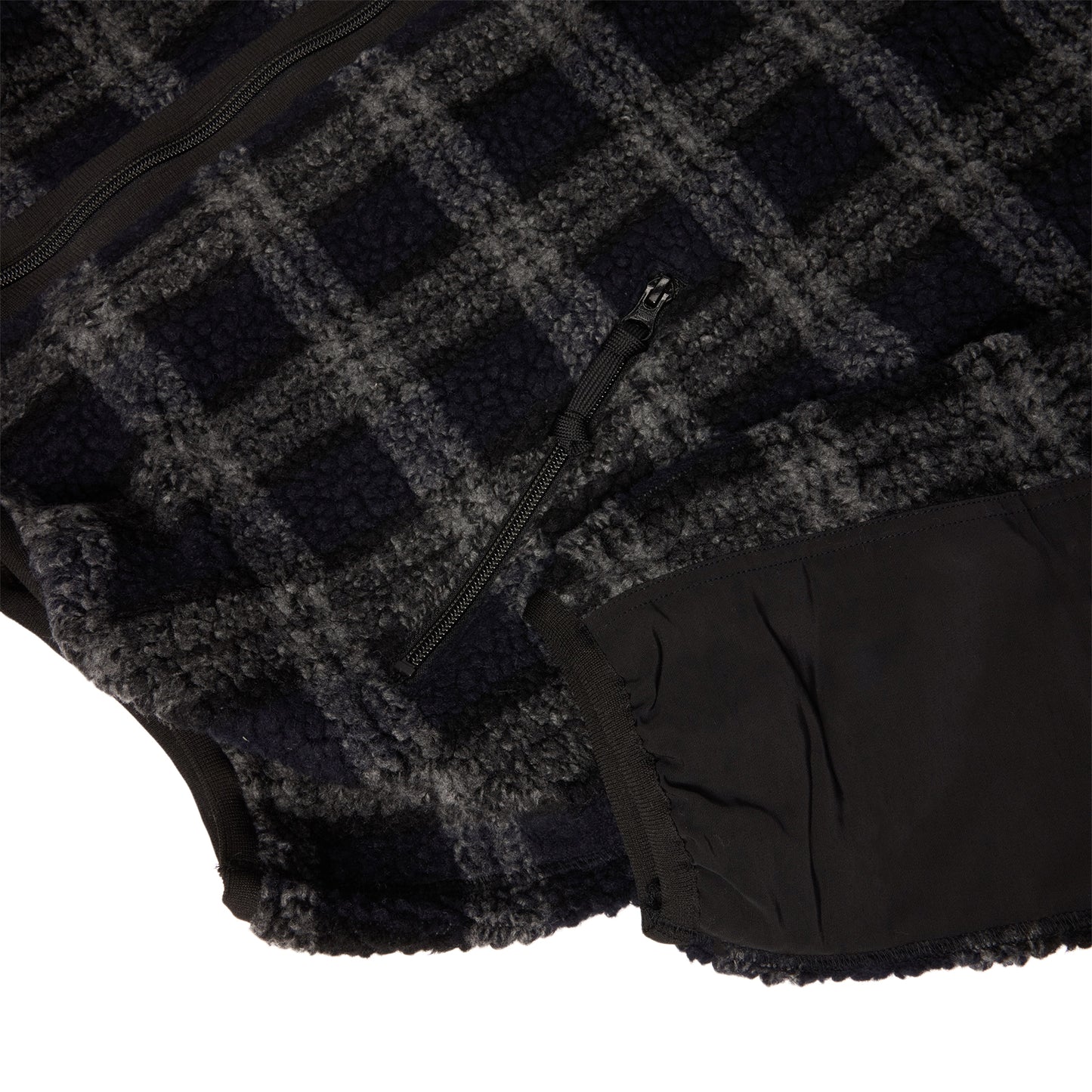 CDG HOMME Knit Jacket (Black/Grey)