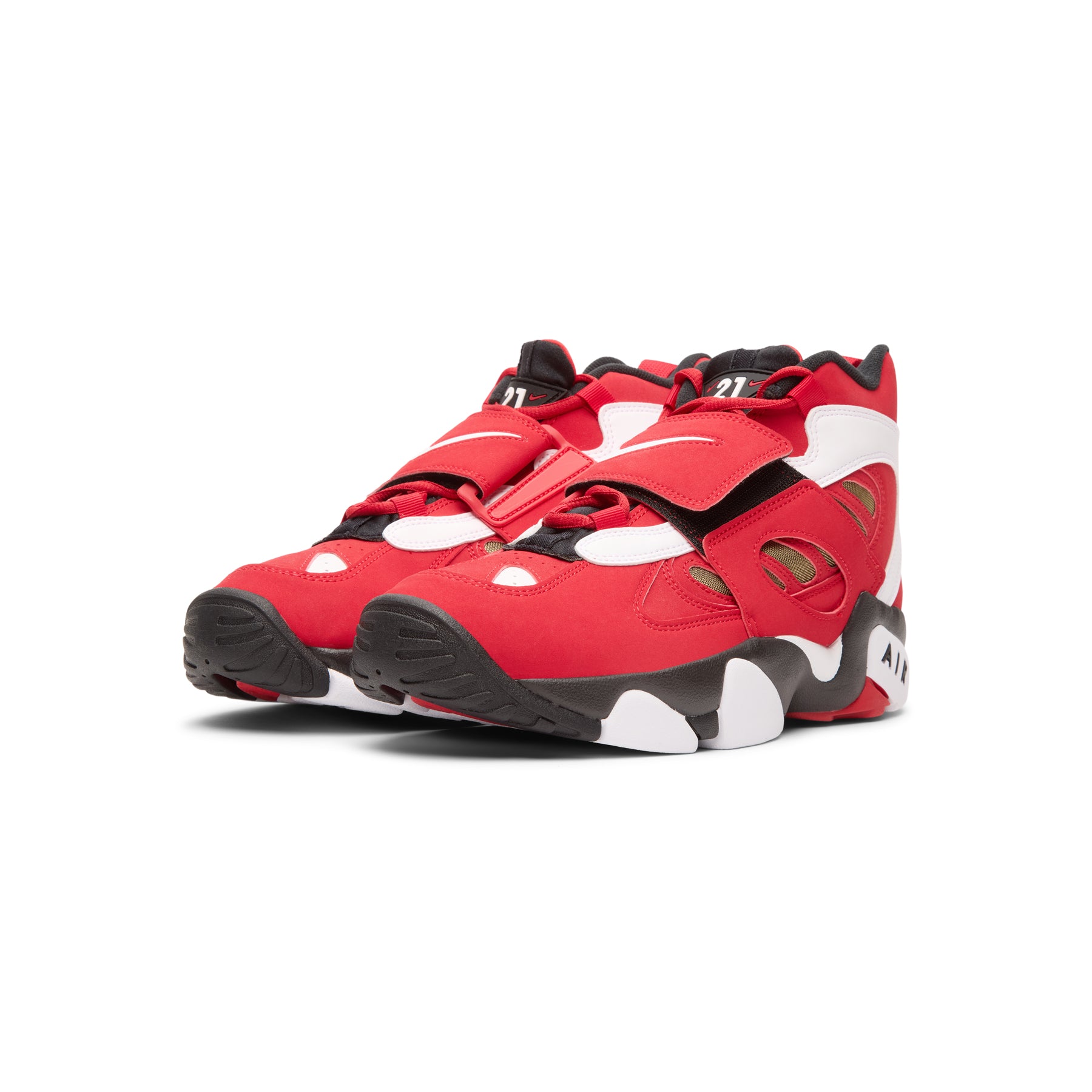Nike Air Diamond Turf 2 (Prime Red/White/Black/Metallic Gold)