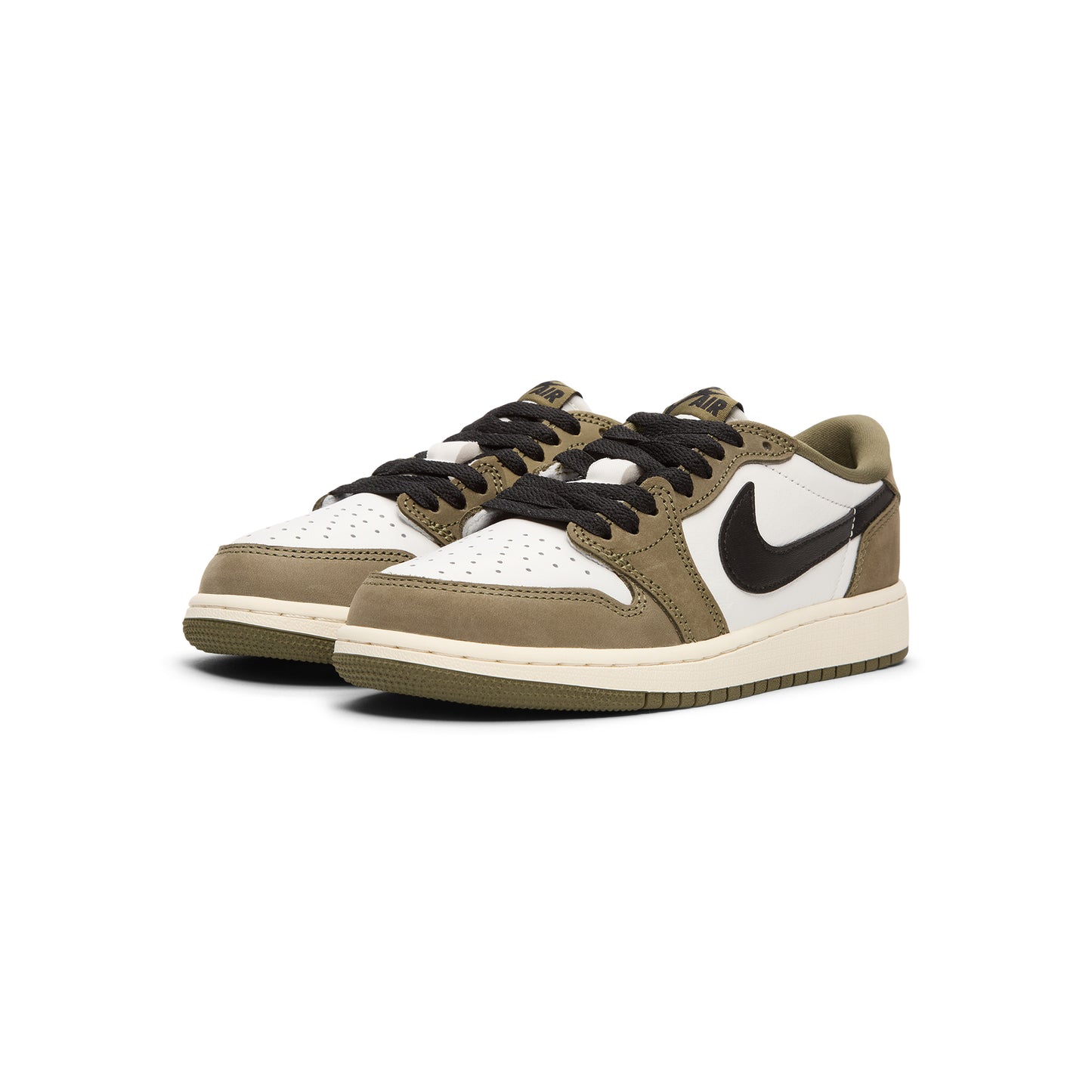 Jordan Air Jordan 1 Retro Low GS (Medium Olive/Black-Summit White-Sail)