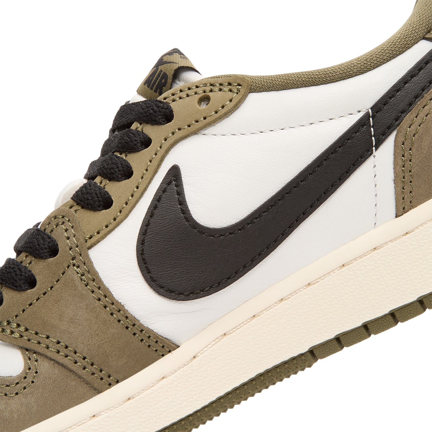 Jordan Air Jordan 1 Retro Low GS (Medium Olive/Black-Summit White-Sail)