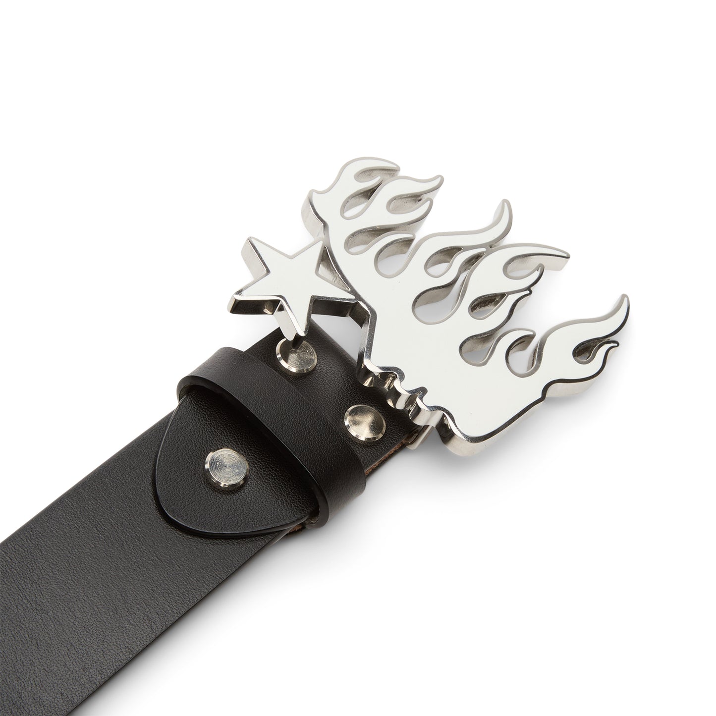 Hellstar Hellstar Flame Girl Logo Belt (Black)