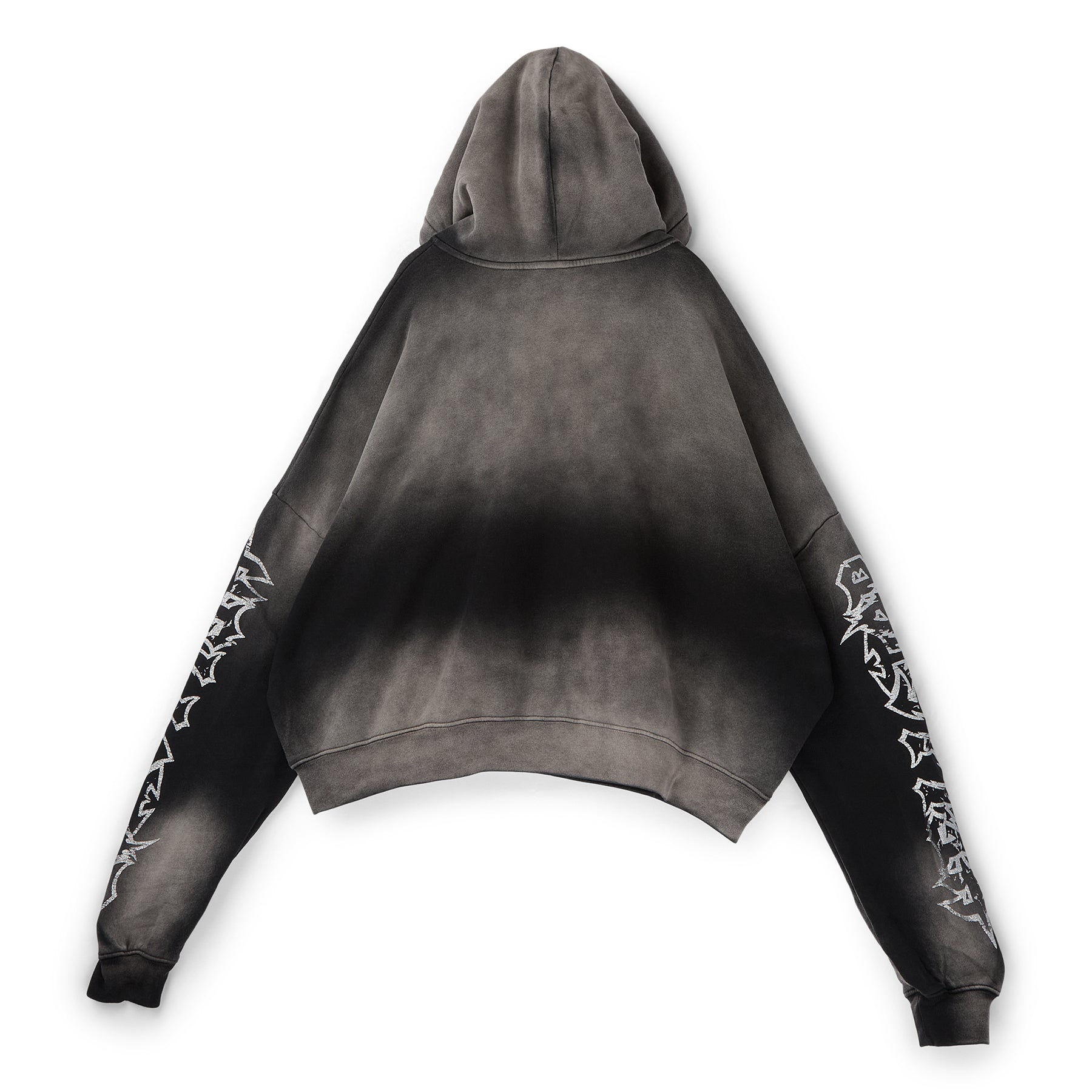 Hellstar Stars Shine Graffiti Hoodie (Black)