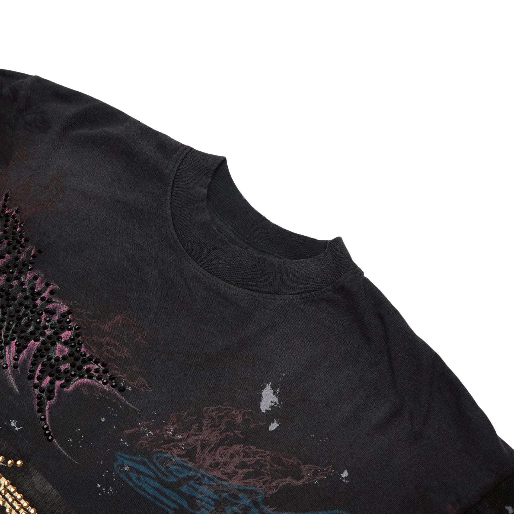 Hellstar Hellstar Crystal Long Sleeve (Black) – CNCPTS