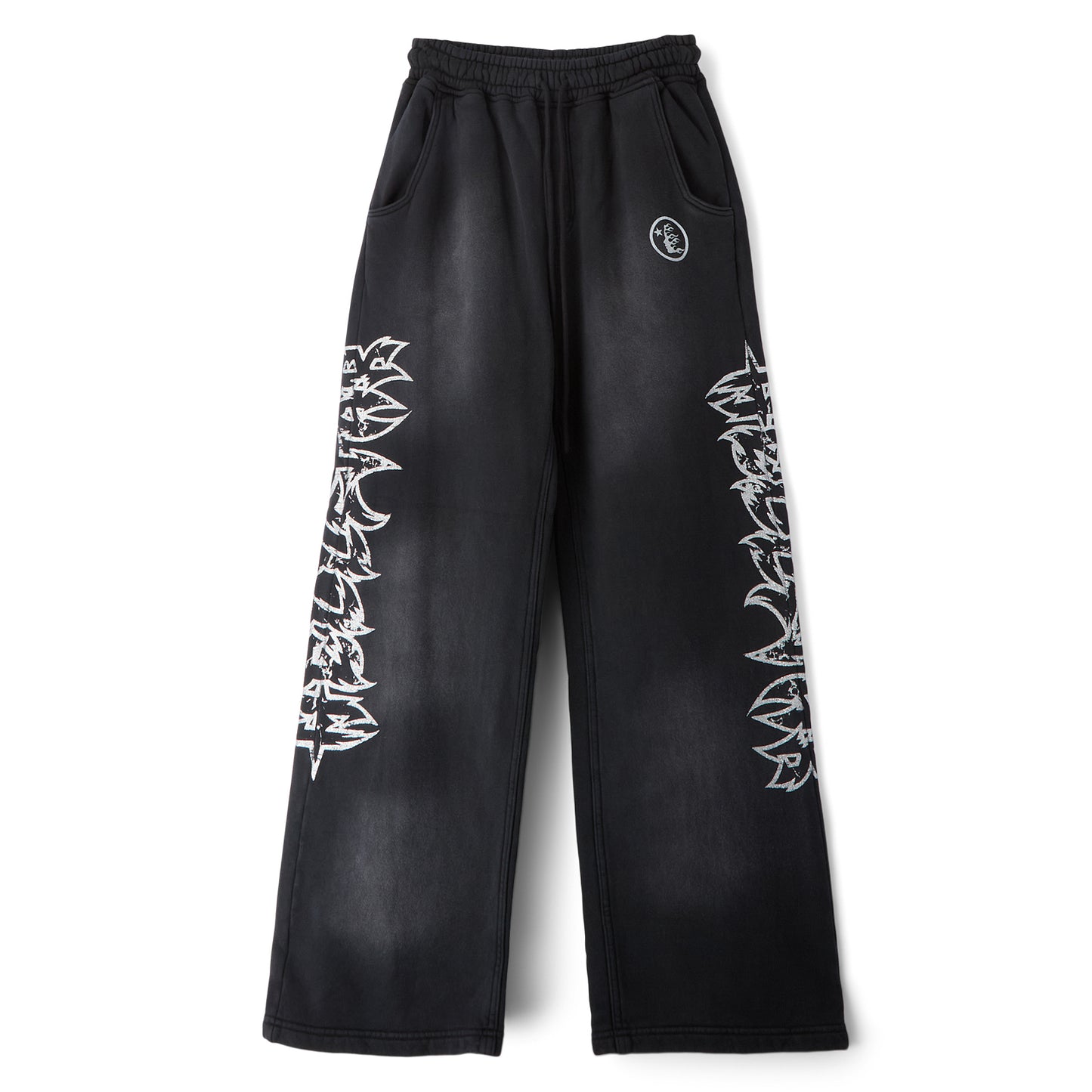 Hellstar Stars Shine Graffiti Sweatpants (Black)