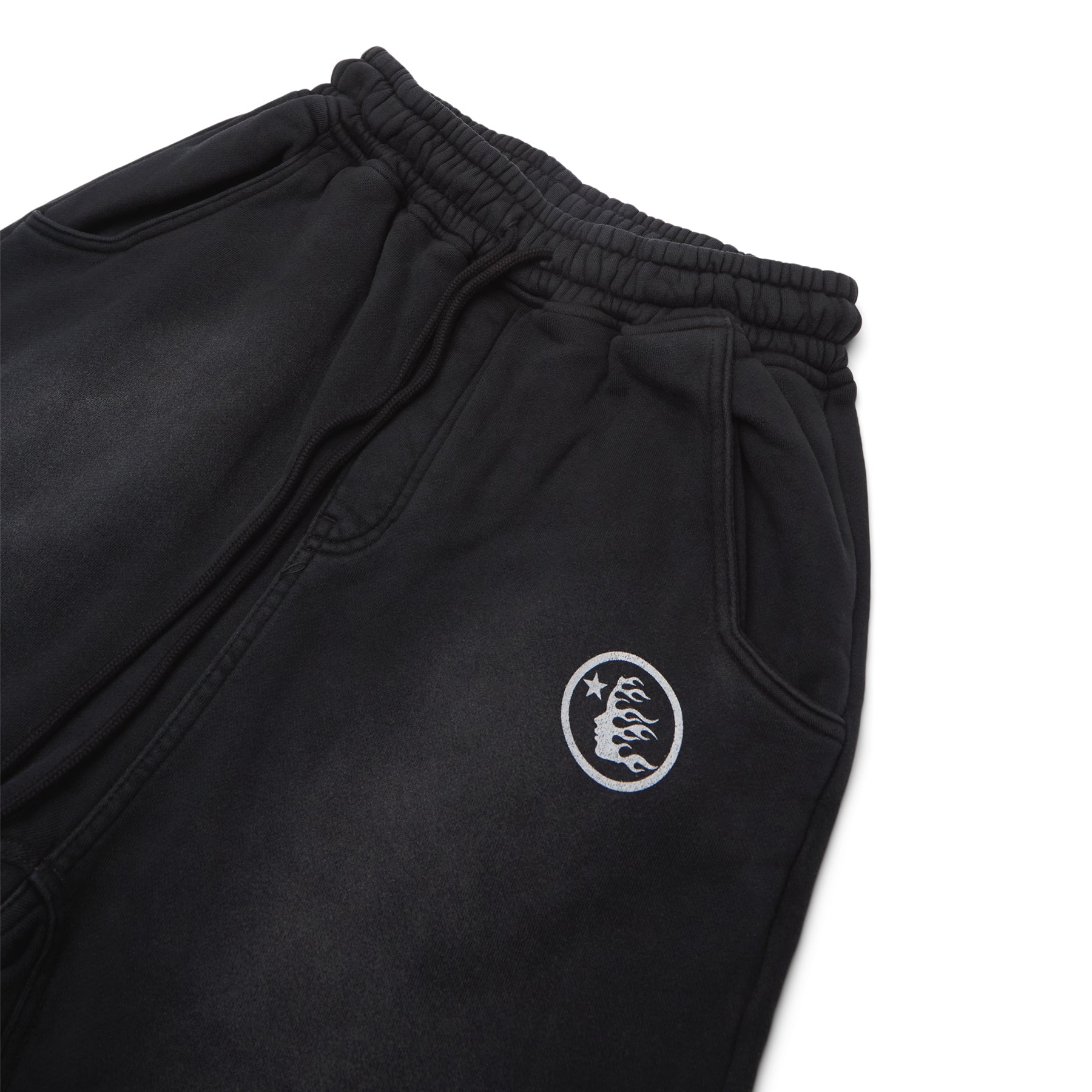 Hellstar Stars Shine Graffiti Sweatpants (Black)