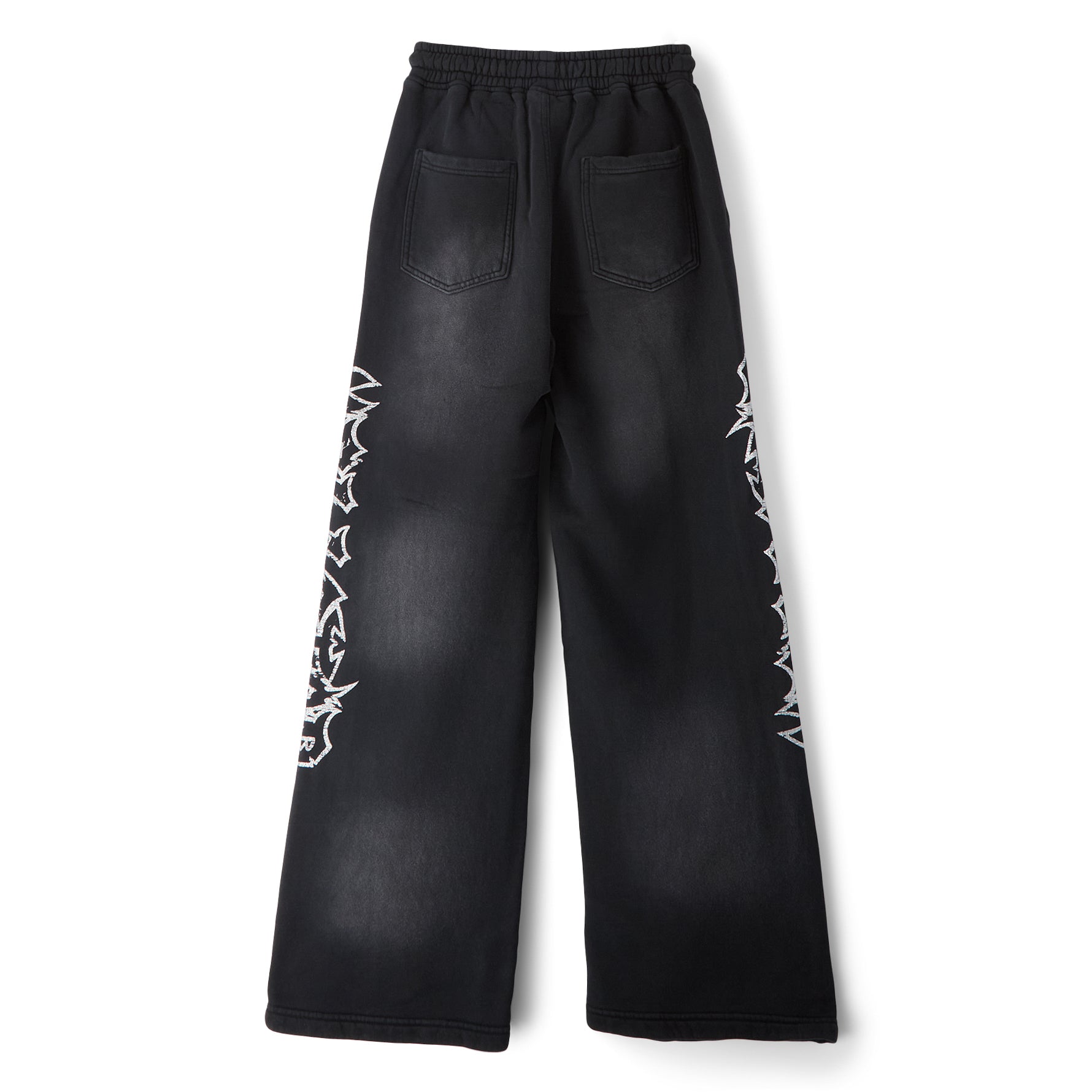 Hellstar Stars Shine Graffiti Sweatpants (Black)