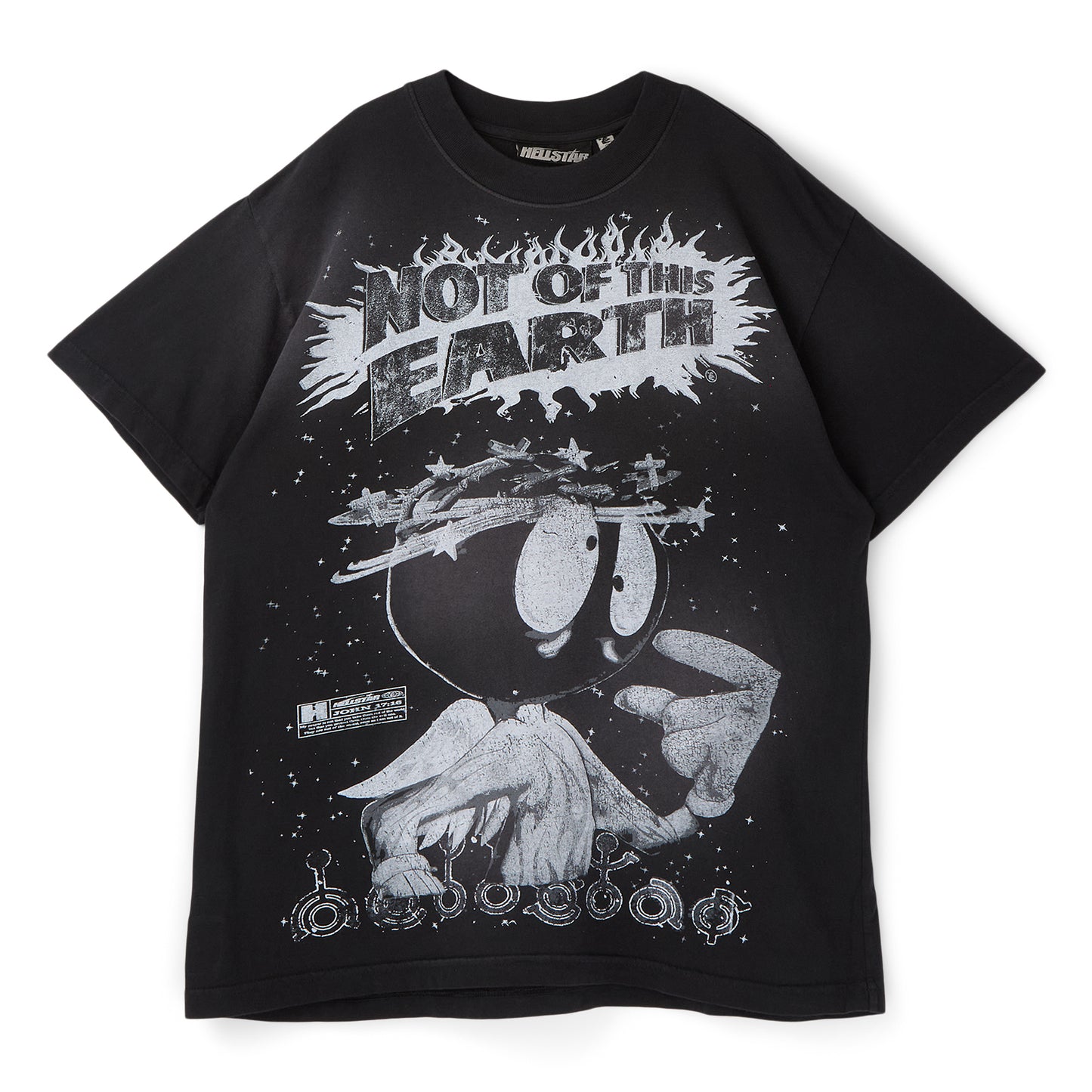Hellstar Not Of This Earth T-Shirt (Black)