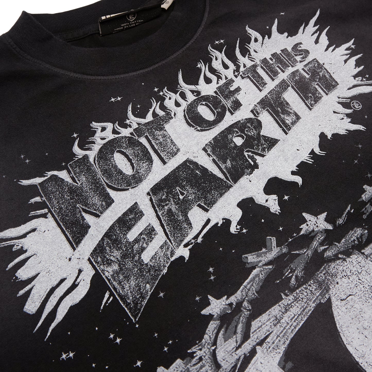 Hellstar Not Of This Earth T-Shirt (Black)