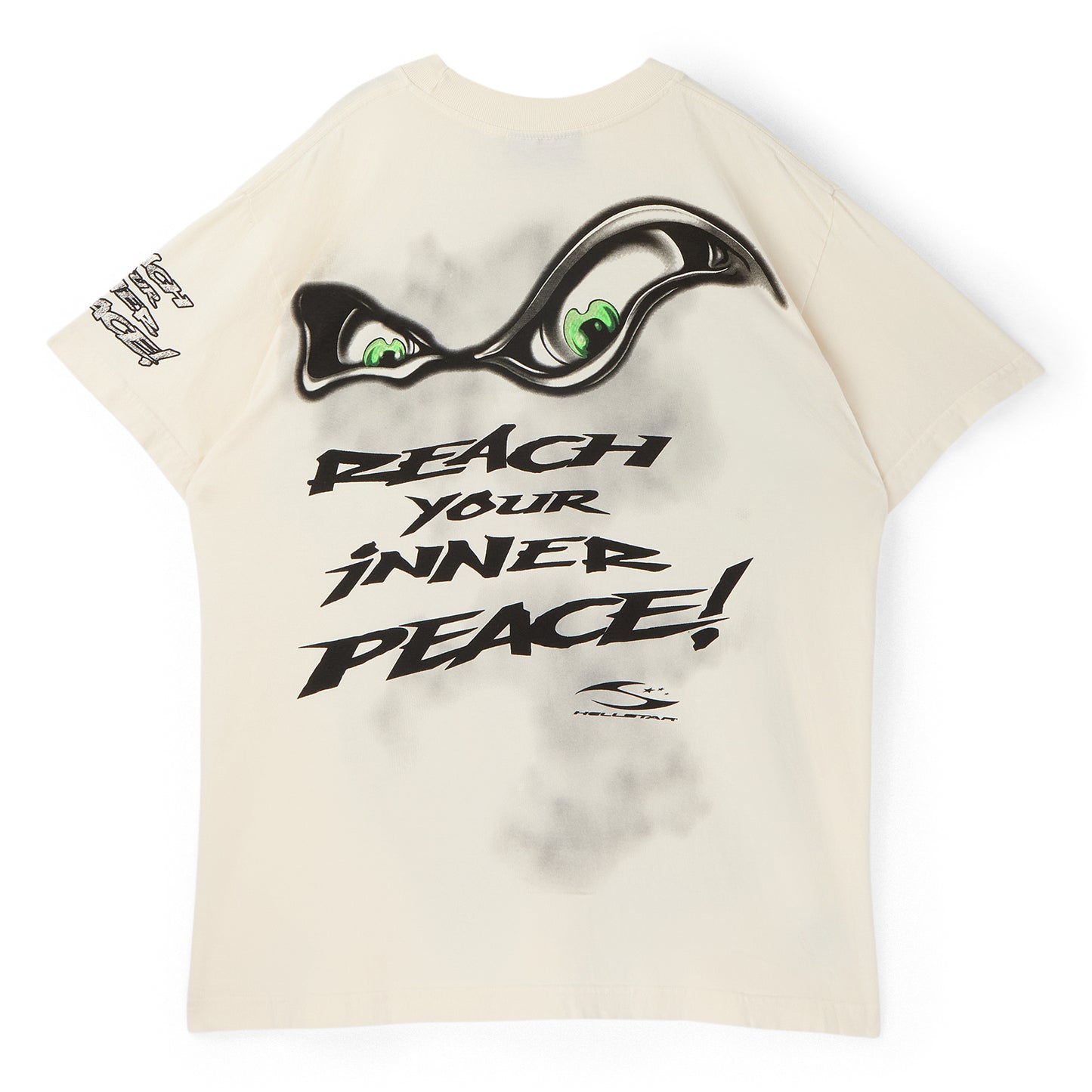 Hellstar Reach Your Inner Peace Yoga T-Shirt (White)