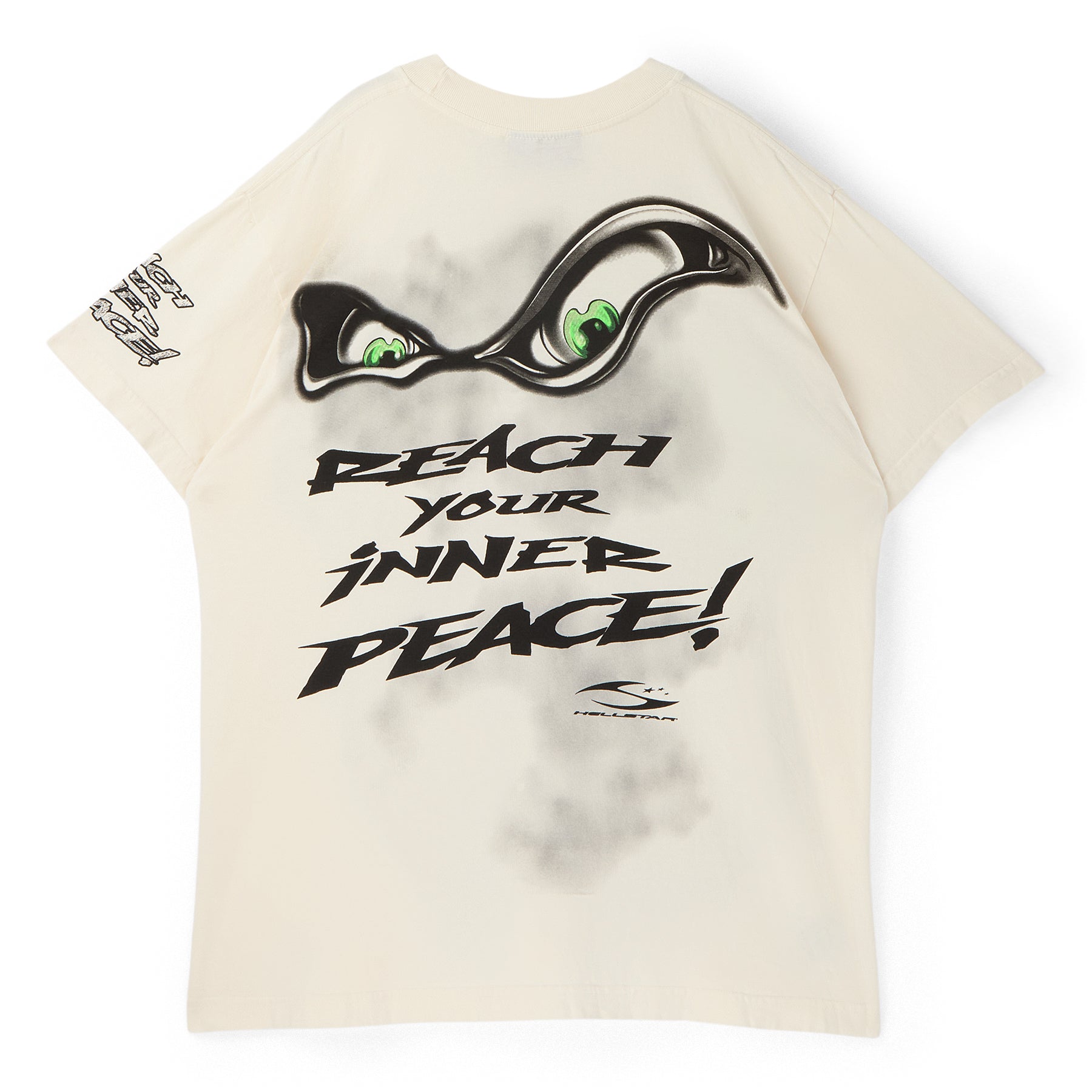 Hellstar Reach Your Inner Peace Yoga T-Shirt (White)