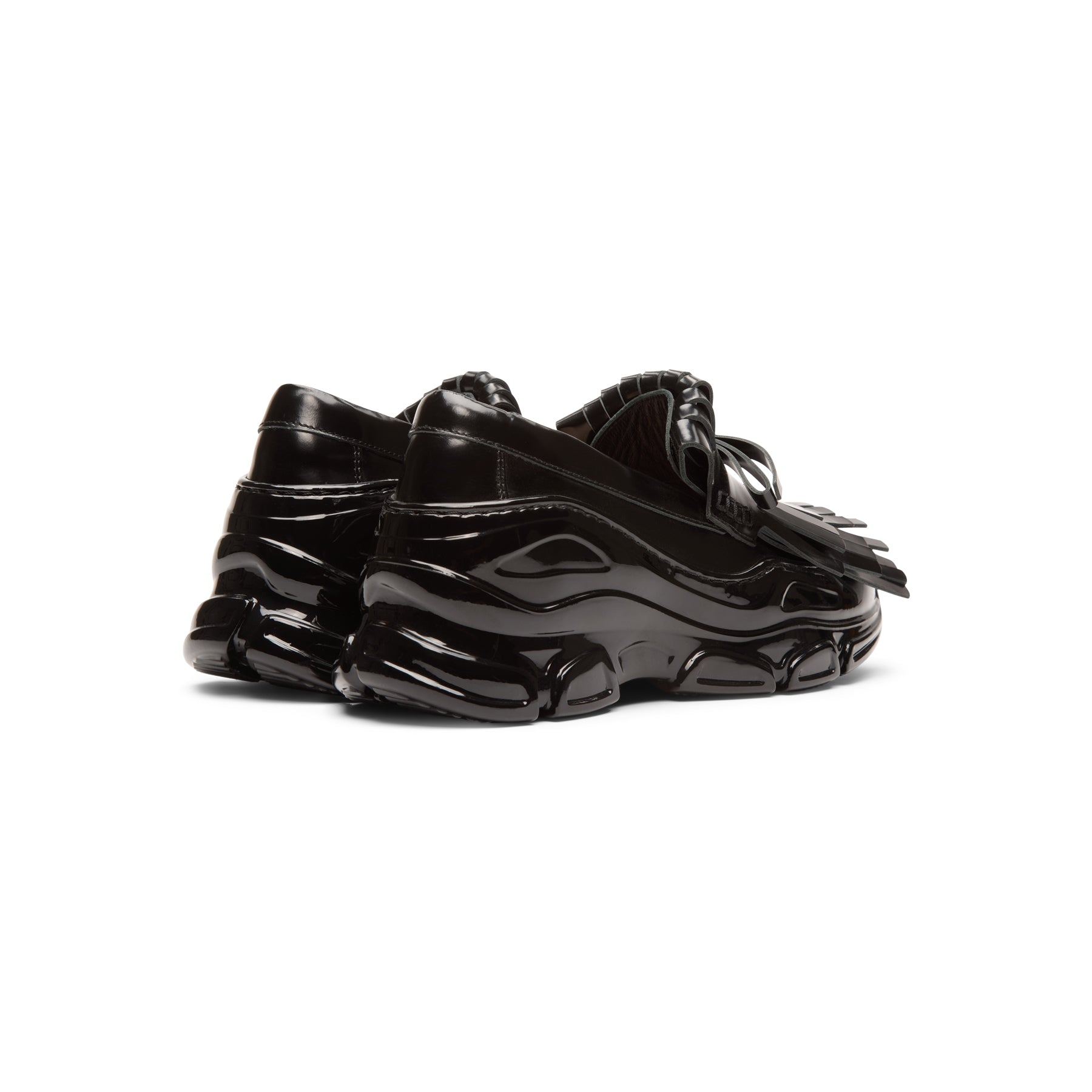 Simone Rocha Fringe Tracker Loafer (Black)