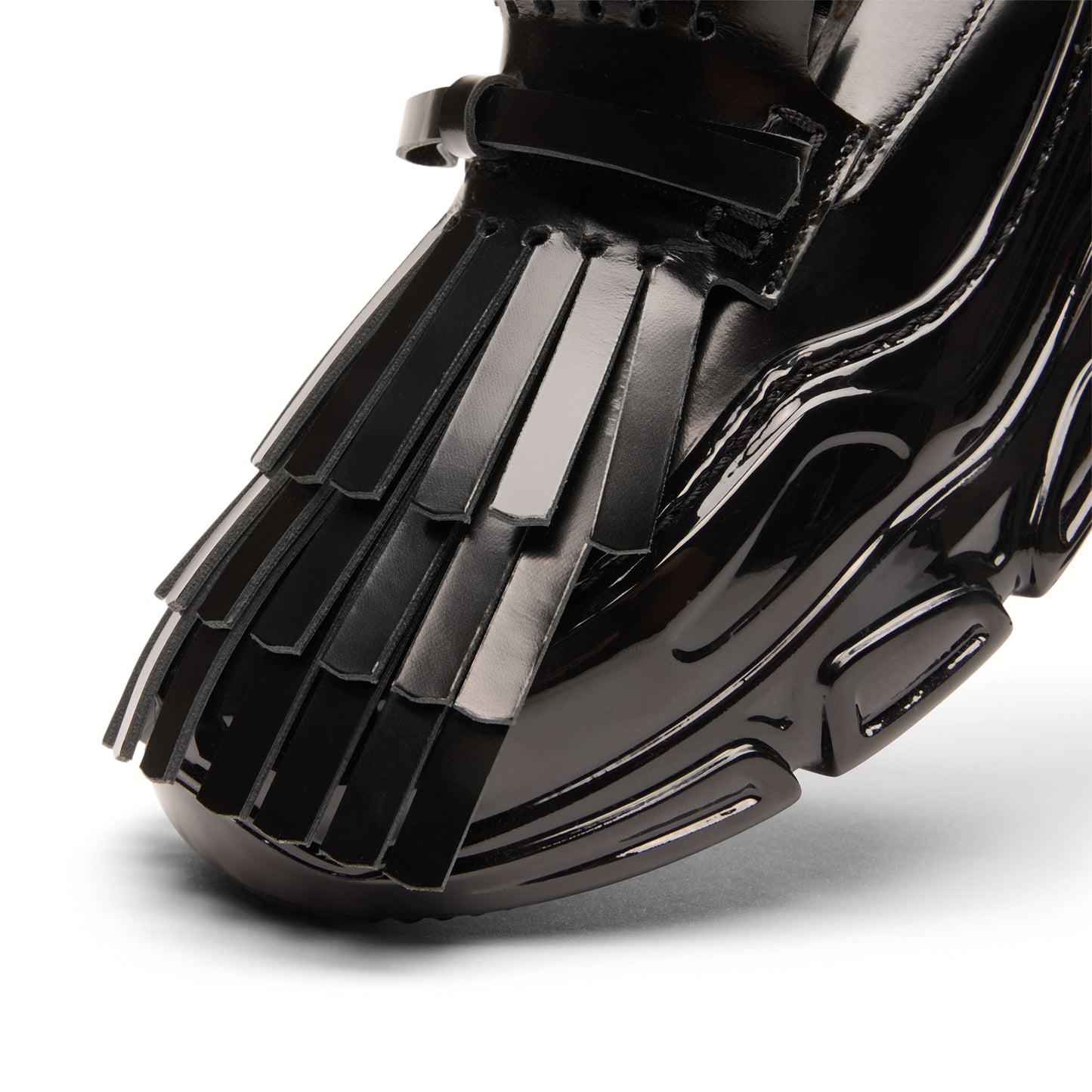 Simone Rocha Fringe Tracker Loafer (Black)