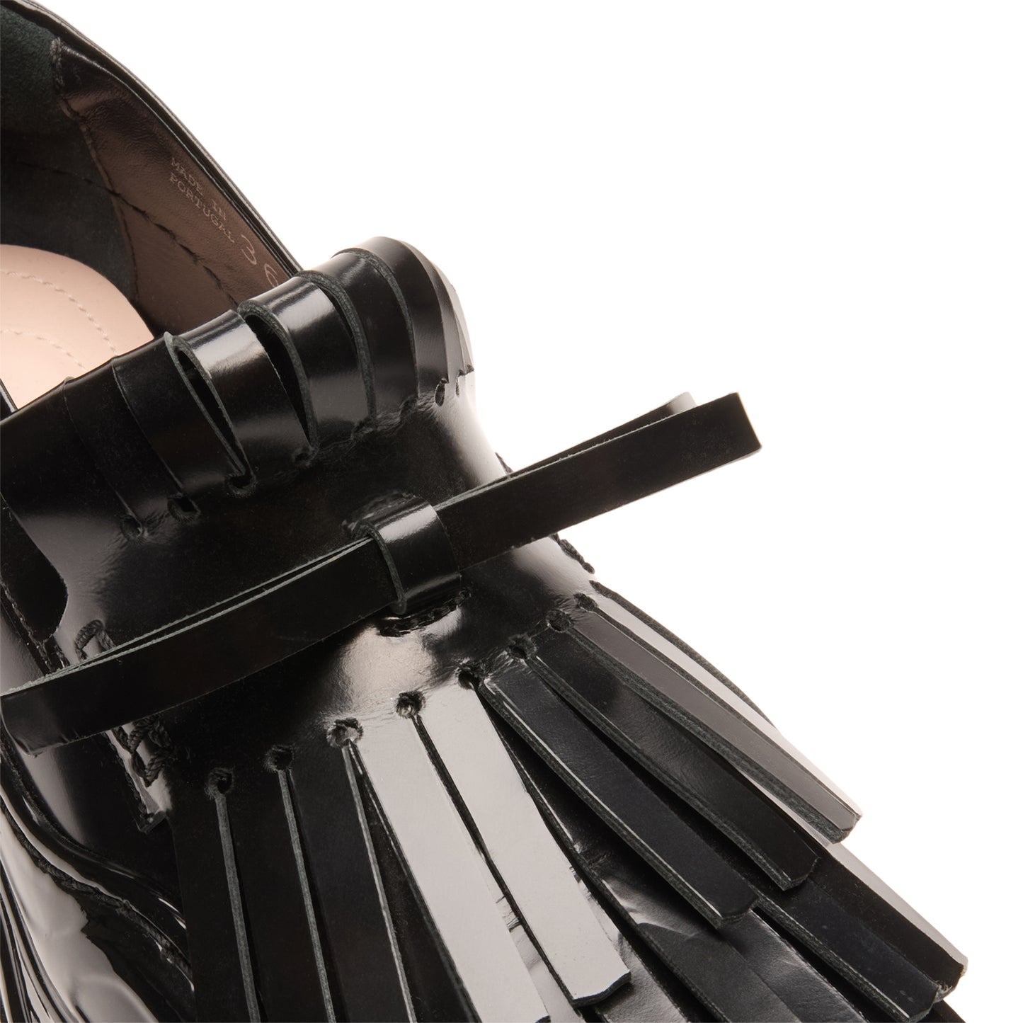 Simone Rocha Fringe Tracker Loafer (Black)