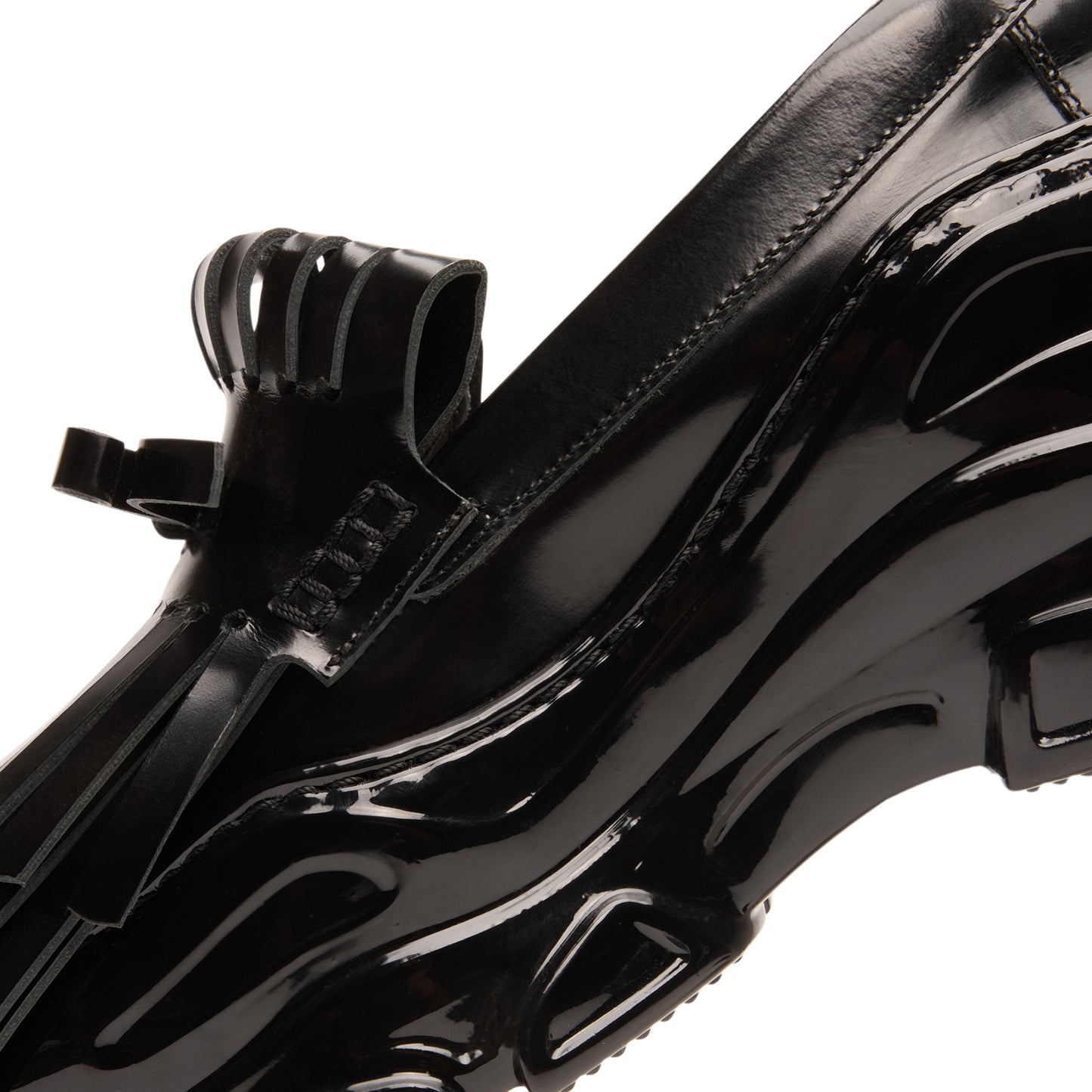 Simone Rocha Fringe Tracker Loafer (Black)