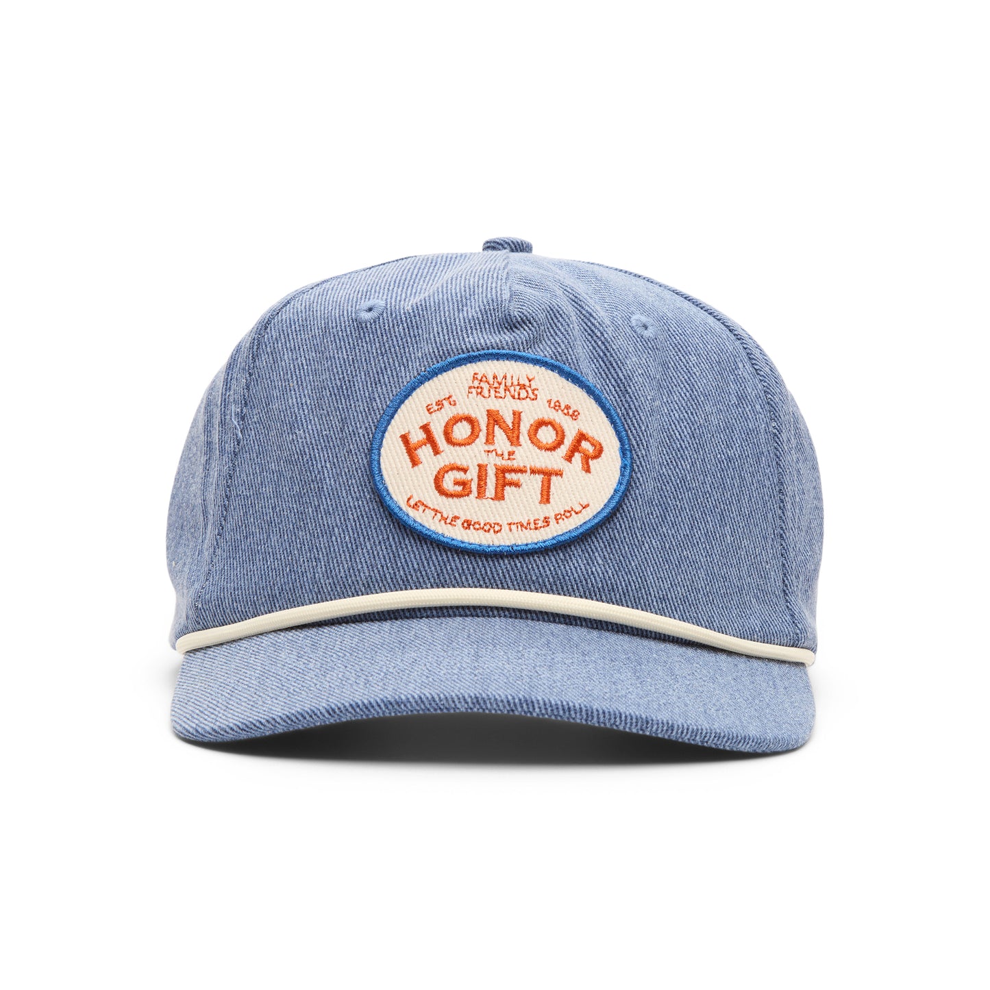 Honor The Gift EST 1998 Patch Cap B-Summer EST Patch Trucker Cap (Denim)