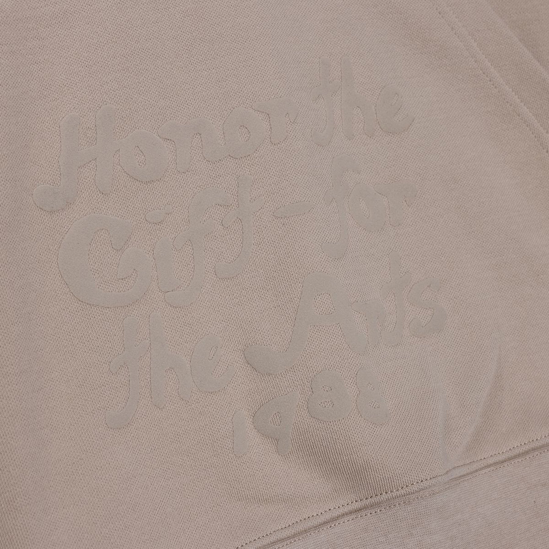 Honor The Gift Reverse Hoodie (Pebble)