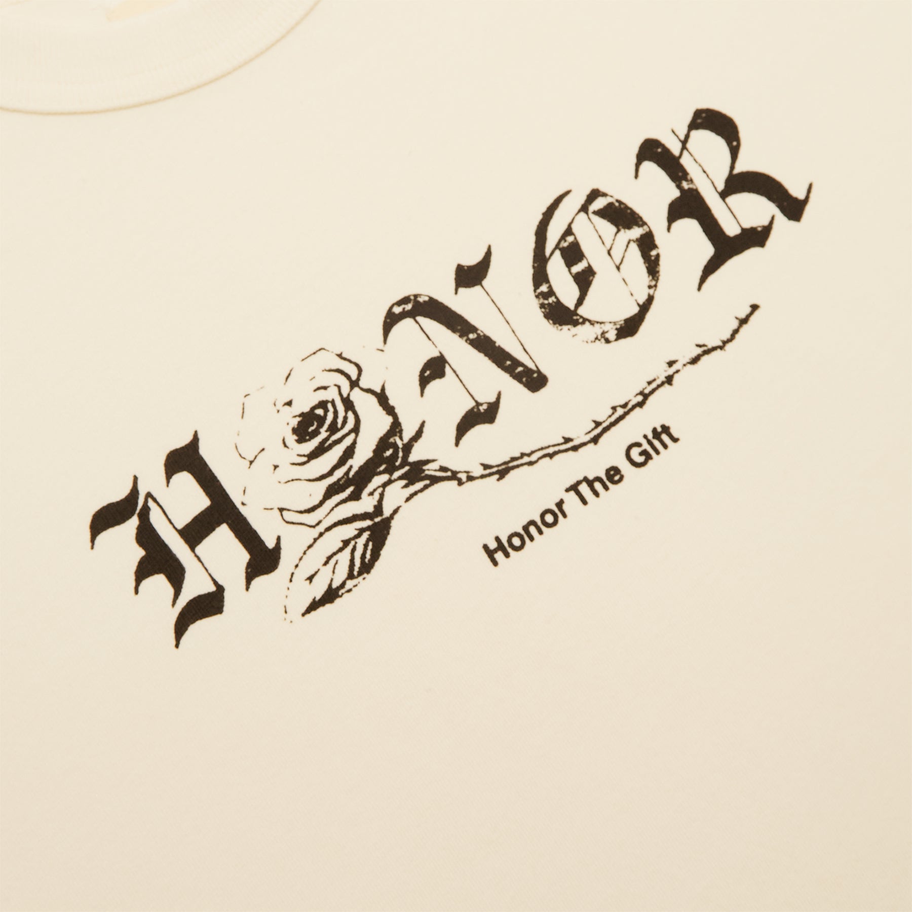 Honor The Gift Fallen Rose Tee (Bone)