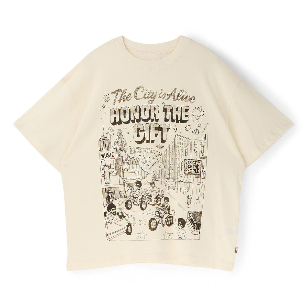 Honor The Gift The City Is Alive Tee (Bone)