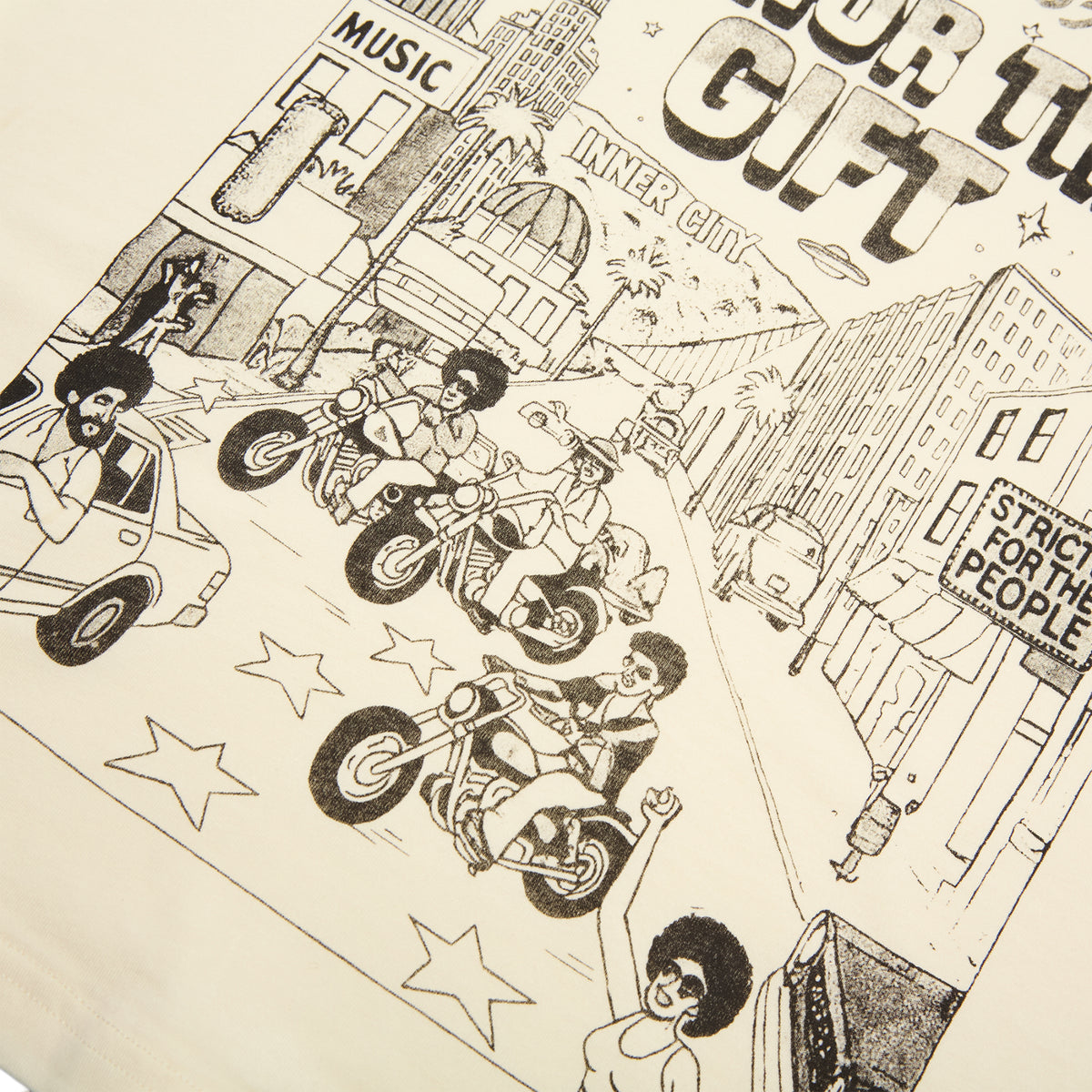 Honor The Gift The City Is Alive Tee (Bone)