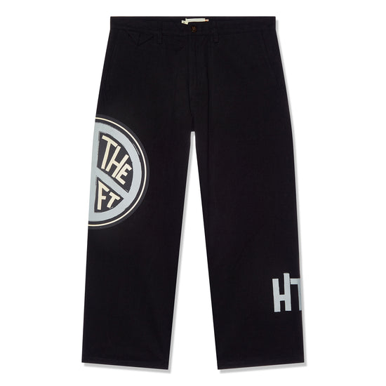 Honor The Gift A-Spring Peace Print Trouser Pant (Black)