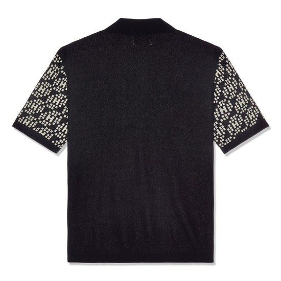 Honor The Gift Knit H Pattern Polo (Black)
