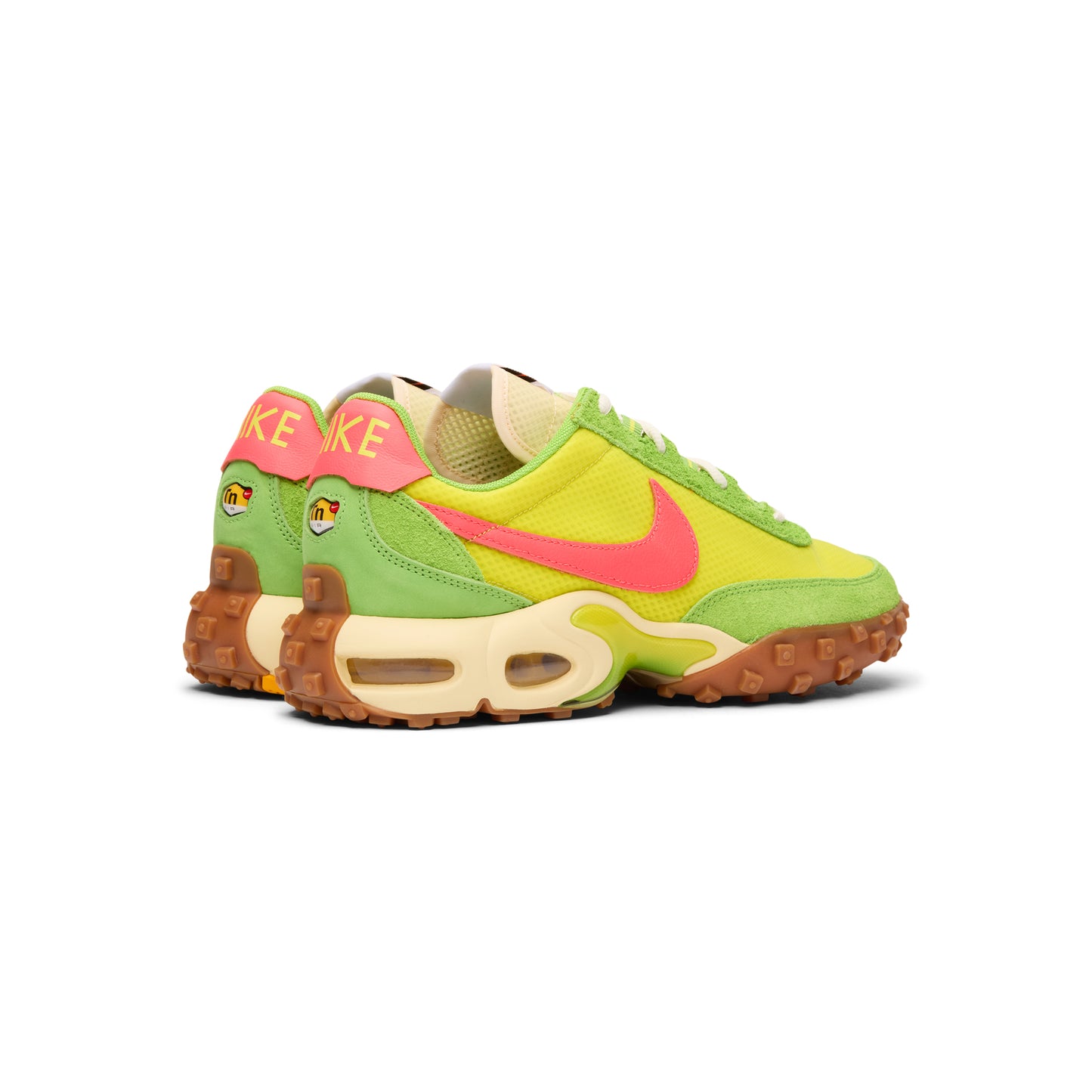 Nike Air Max Waffle SP 2 (Electrolime/Flash crimson-Gum med brown)