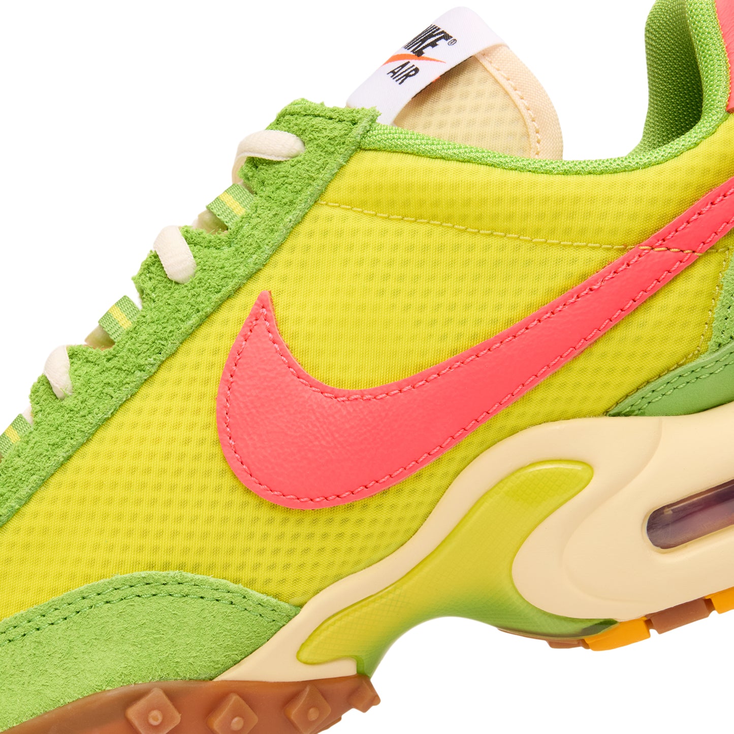 Nike Air Max Waffle SP 2 (Electrolime/Flash crimson-Gum med brown)