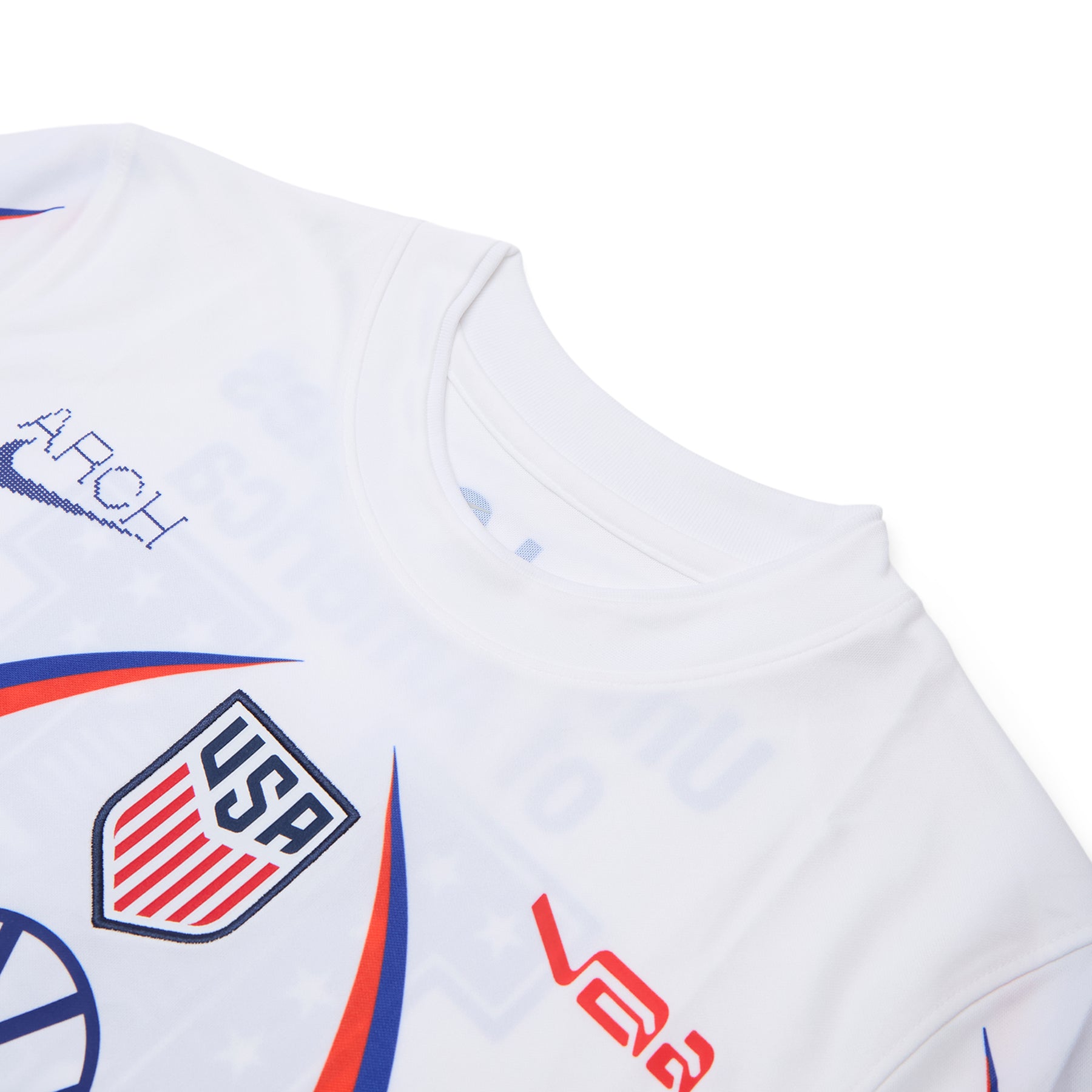 Nike x USA x VAA Women's Short-Sleeve Soccer Top (White/Deep Royal Blue)