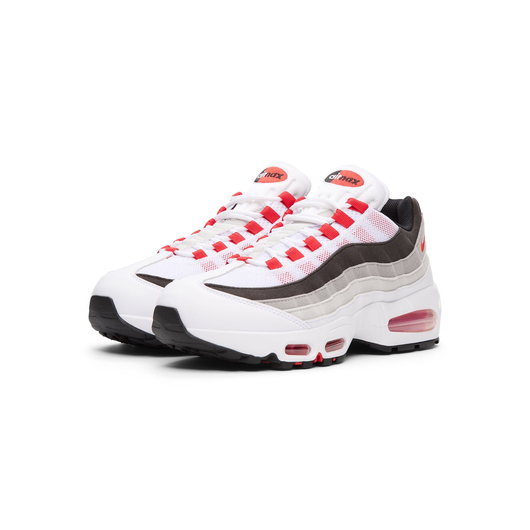 Nike Air Max 95 Big Bubble Premium (White/Comet Red-Neutral Grey