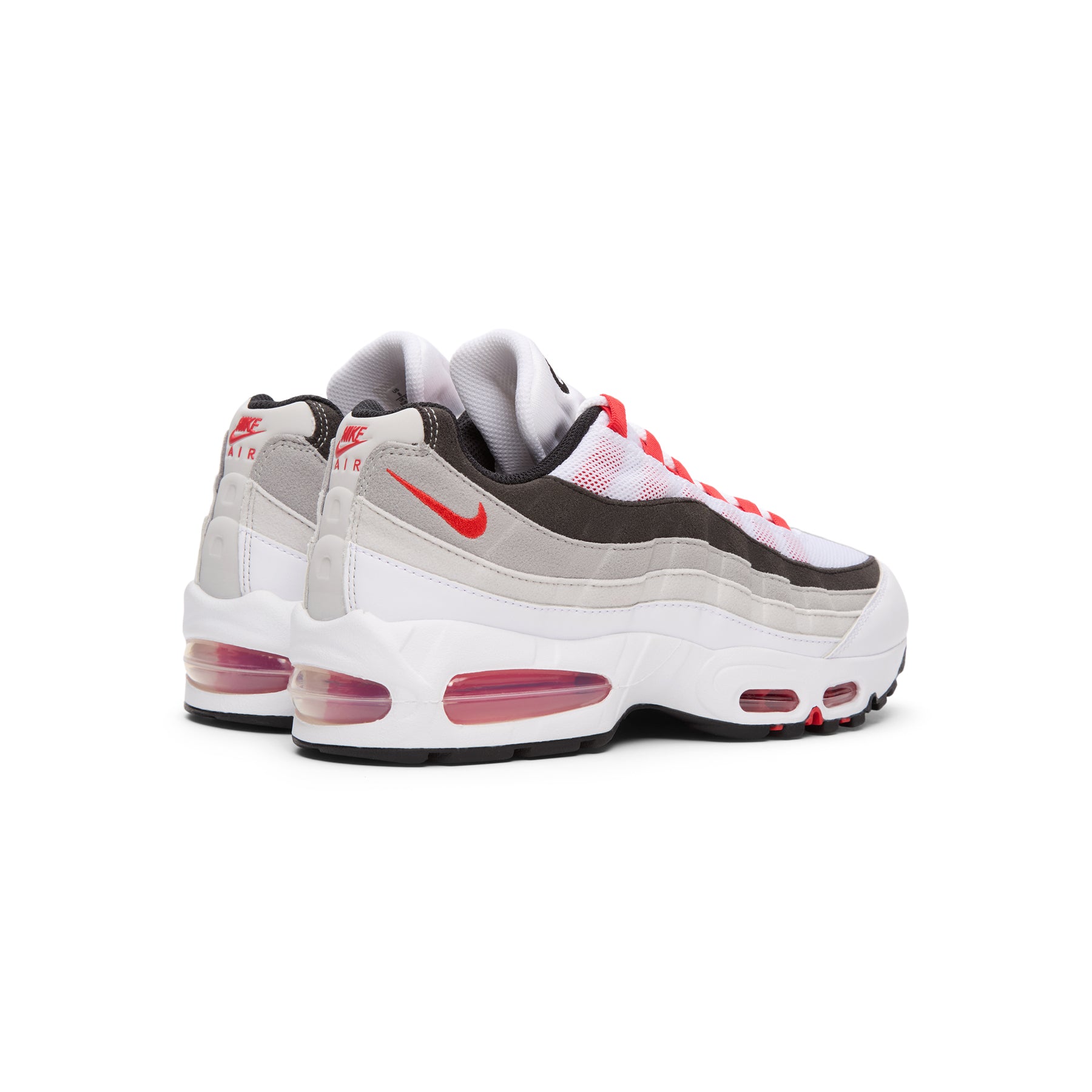 Nike Air Max 95 Big Bubble Premium (White/Comet Red-Neutral Grey