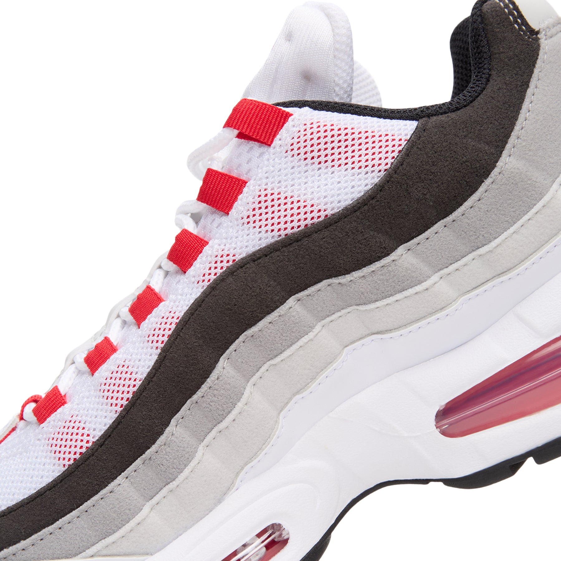 Nike Air Max 95 Big Bubble Premium (White/Comet Red-Neutral Grey