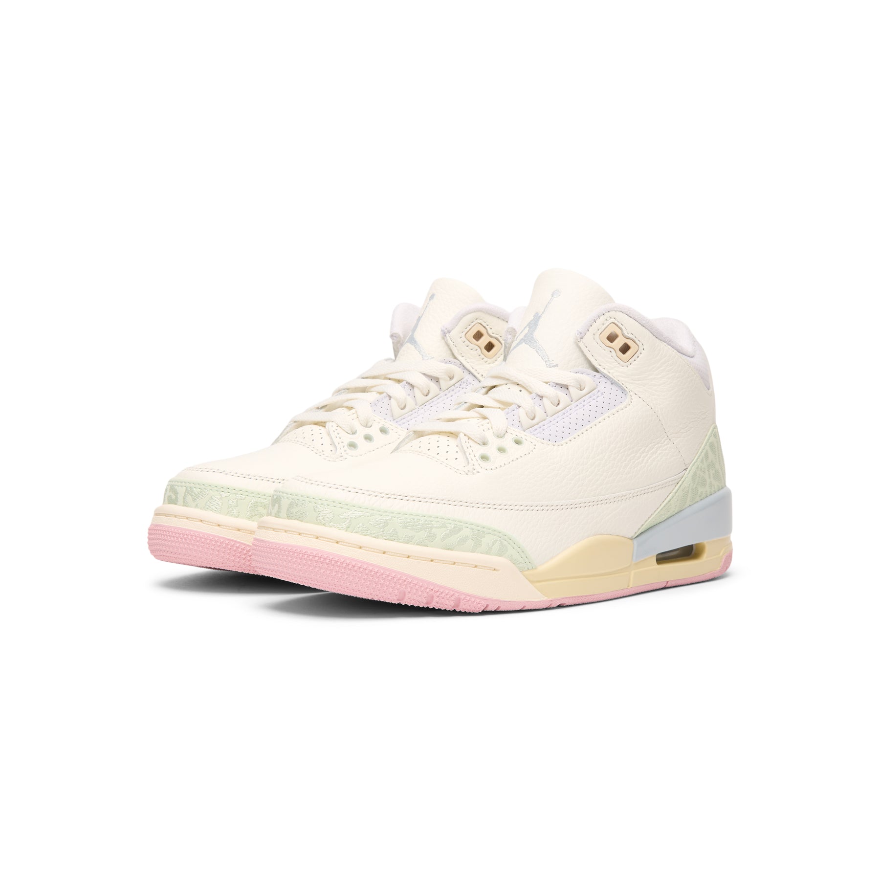Air Jordan 3 Retro (Sail/Jade Aura-Aura-Iced Carmine)