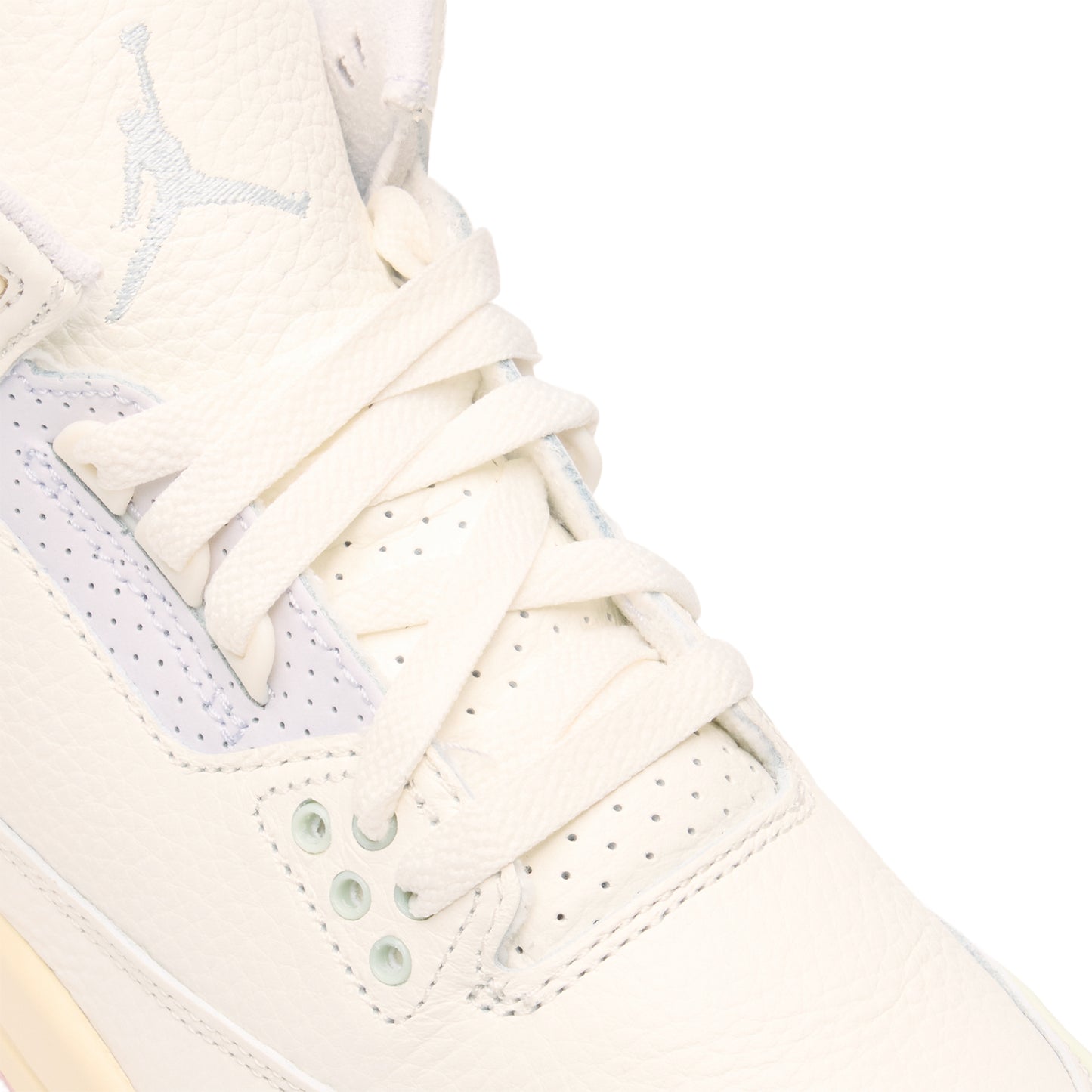 Air Jordan 3 Retro OG (GS) (Sail/Aura-Jade Aura-Iris Whisper)