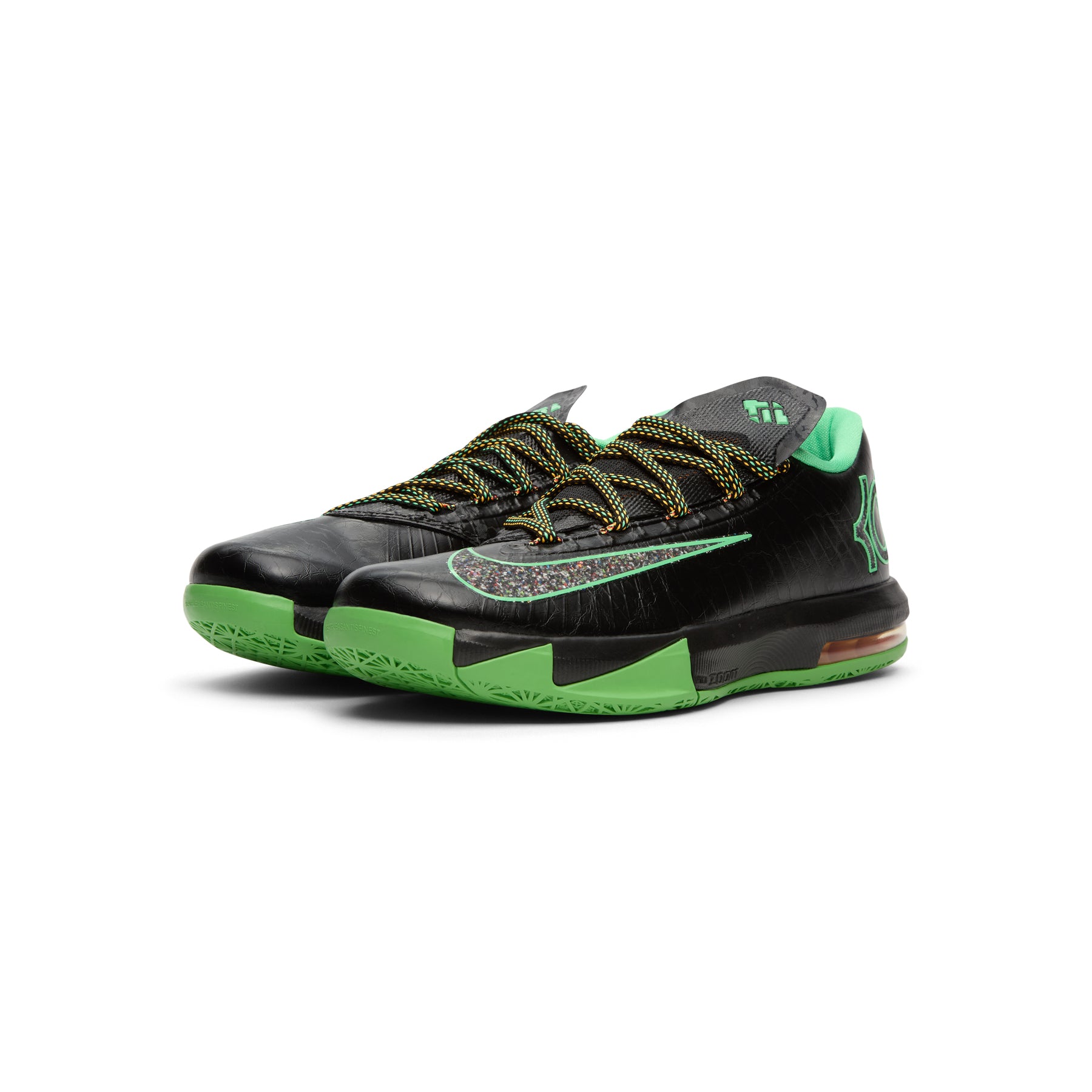 Nike KD 6 (Black/Multi-Color-Lt Lucid Green) – CNCPTS