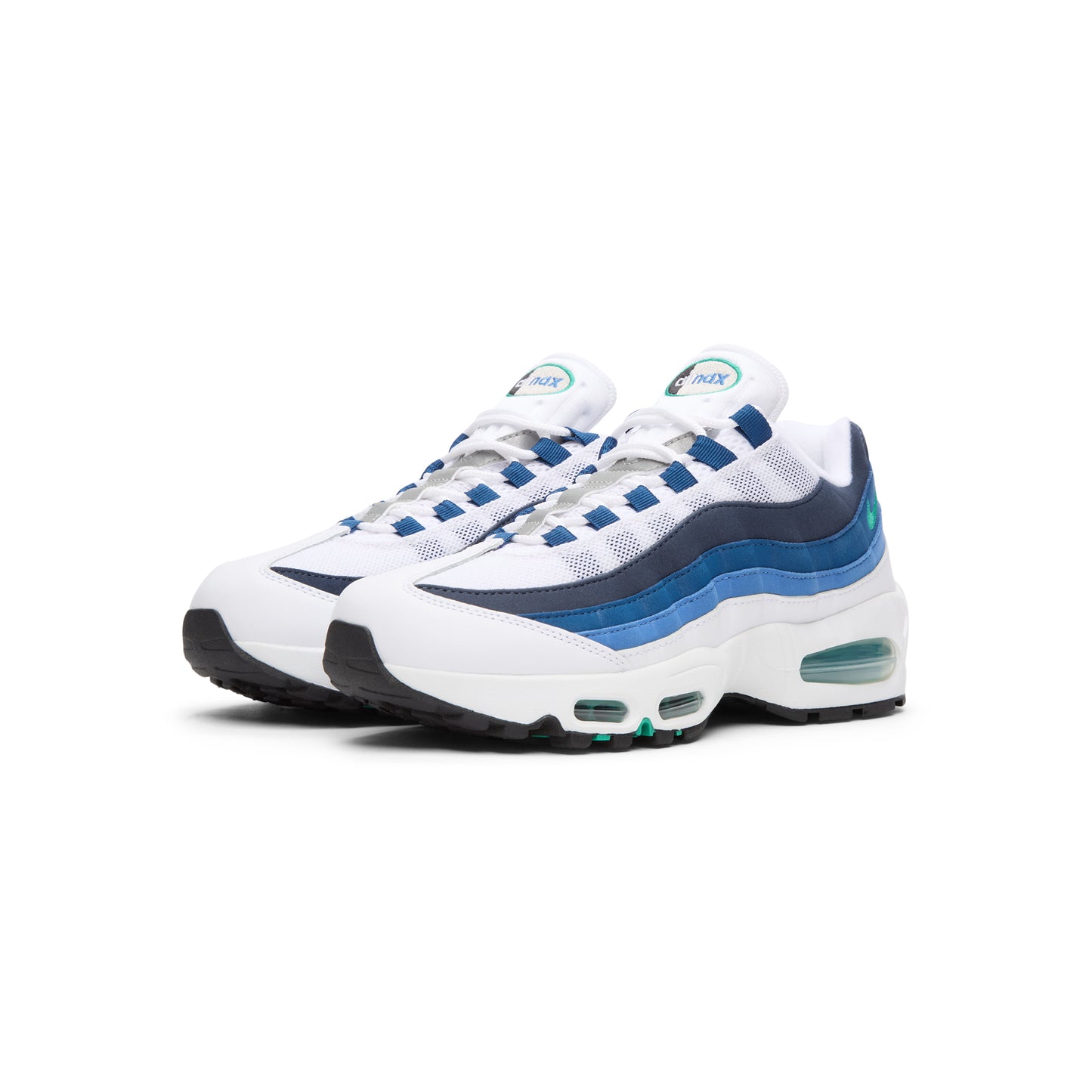 Nike Air Max 95 OG (White/Emerald Green-Lake Blue)