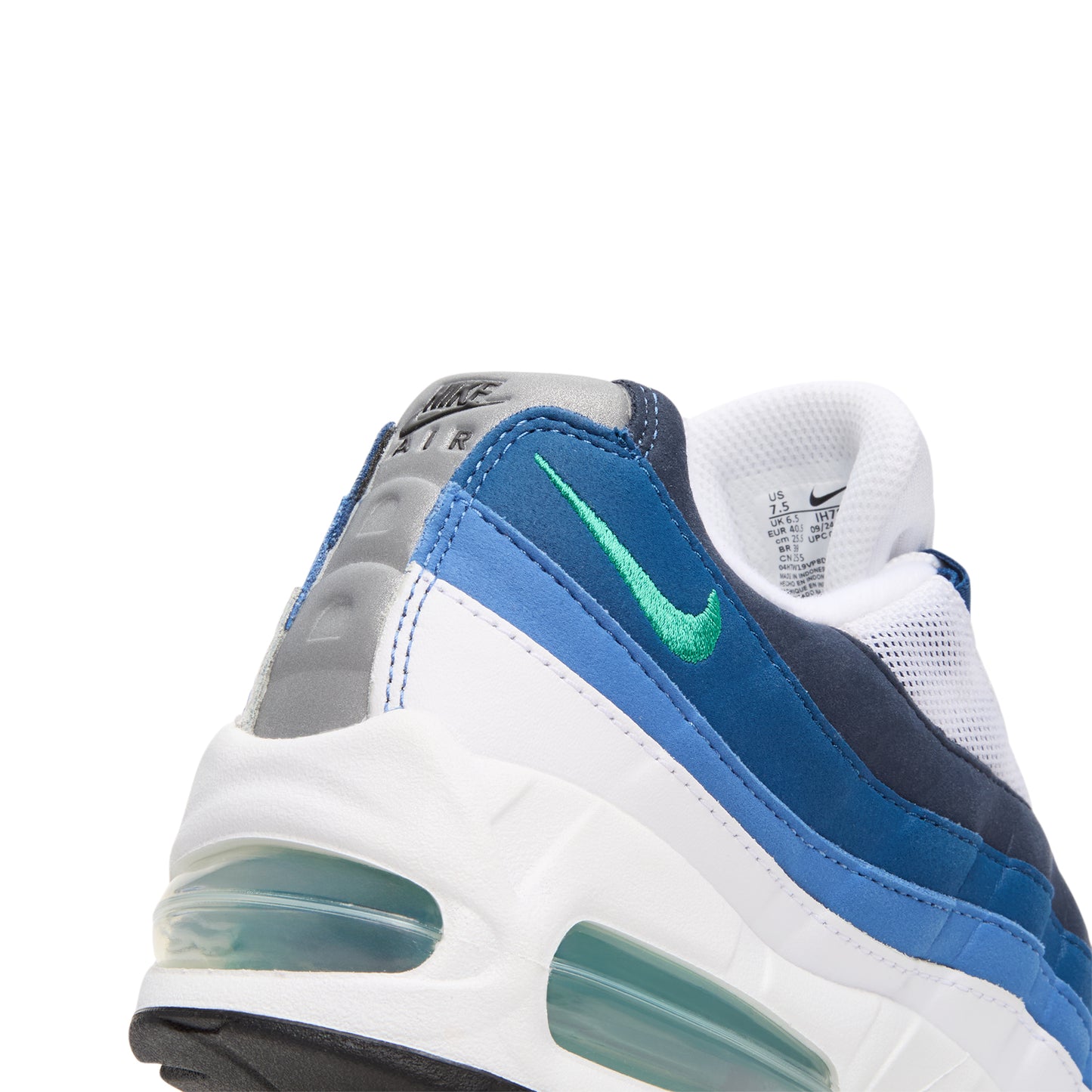 Nike Air Max 95 OG (White/Emerald Green-Lake Blue)