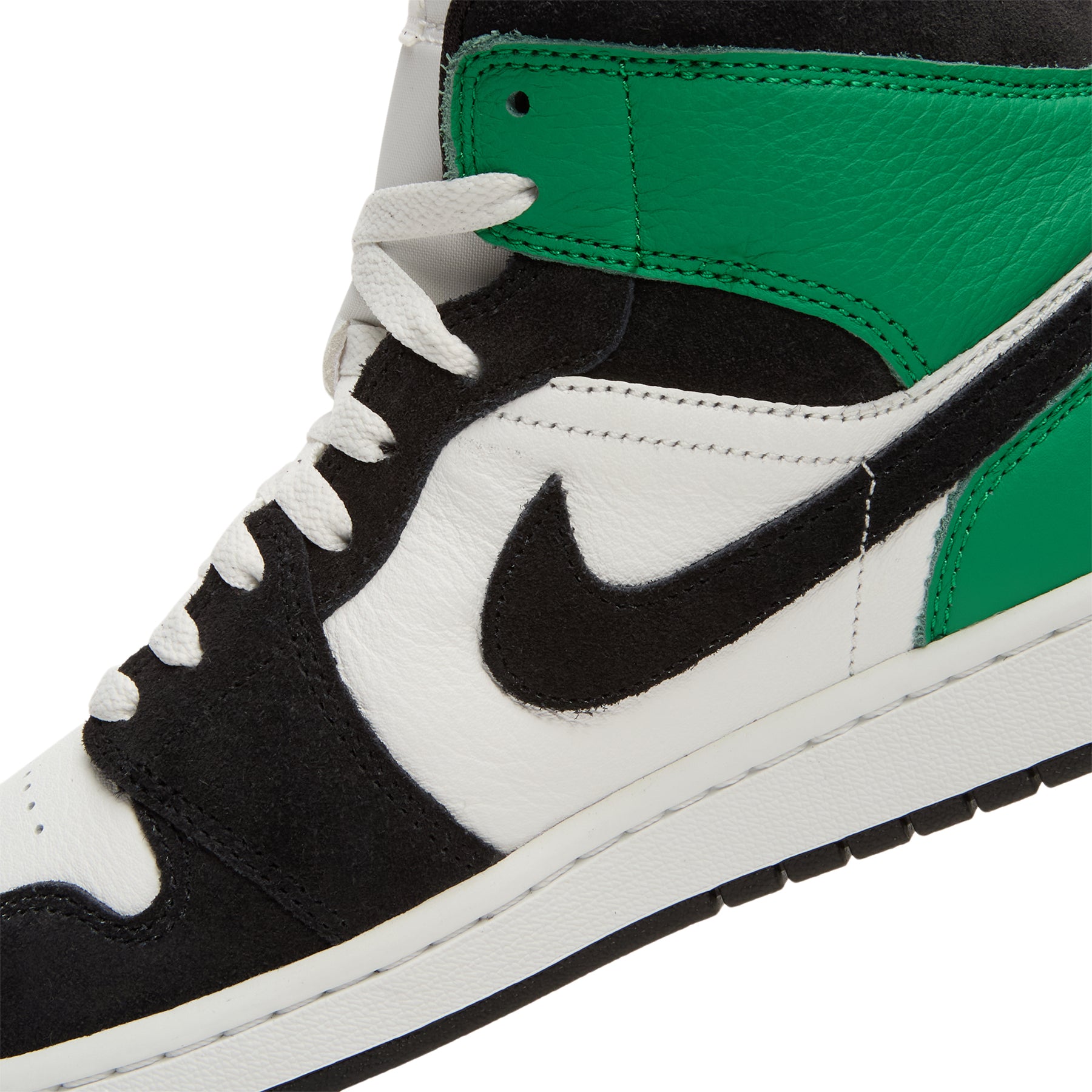 Air Jordan 1 Mid SE (Summit White/Black-Lucky Green) – CNCPTS